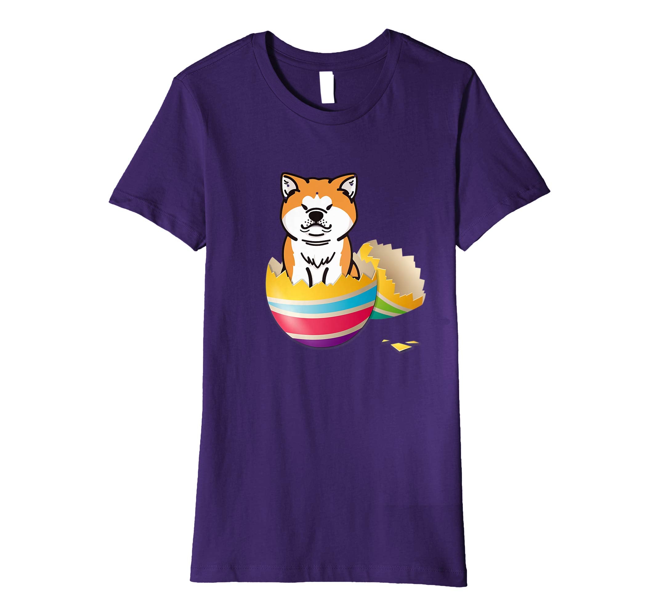 Akita Hatching From Easter Egg Easter Day Shirt