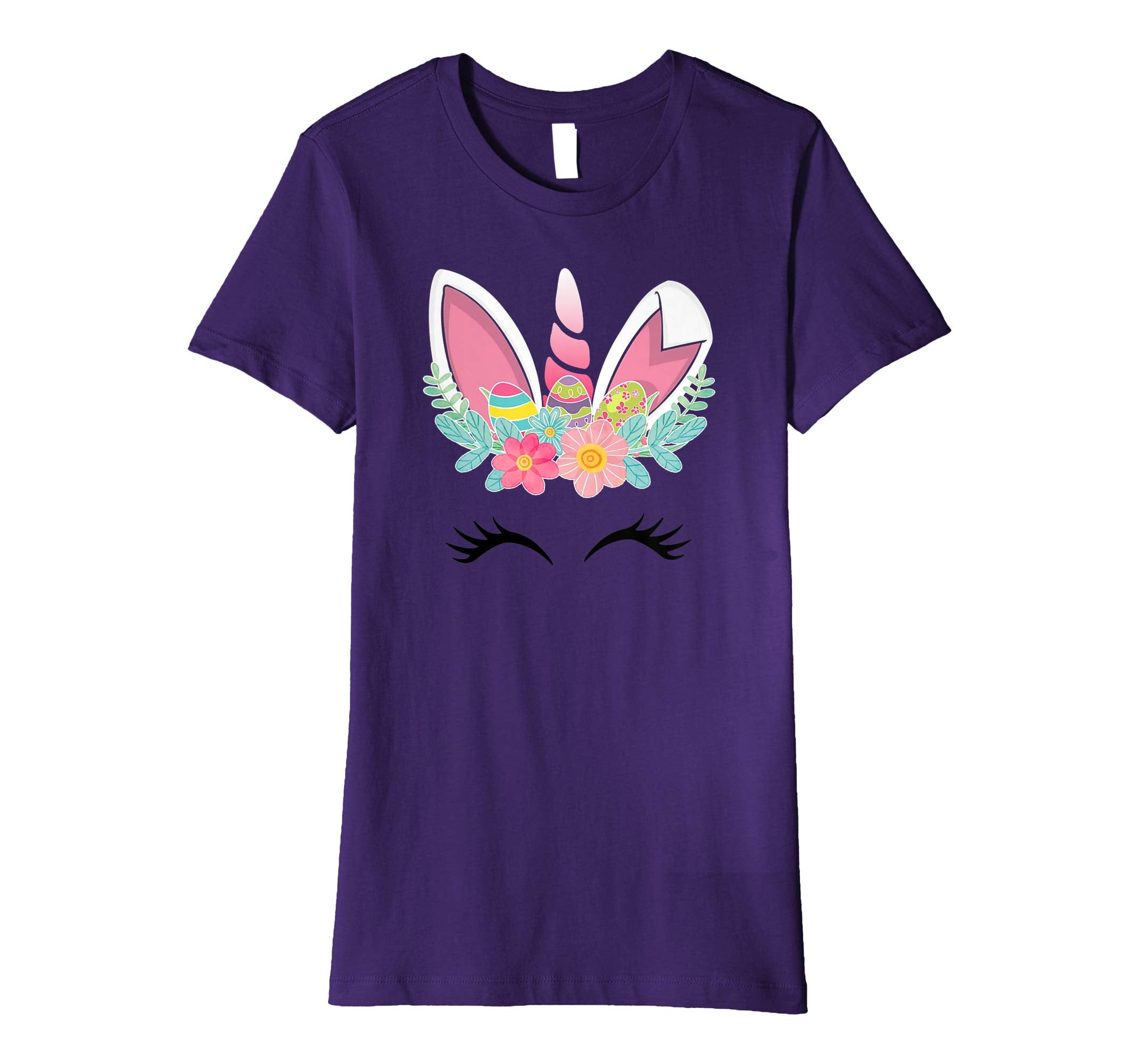 Unicorn Bunny Easter T Shirt for Girls Women Gifts