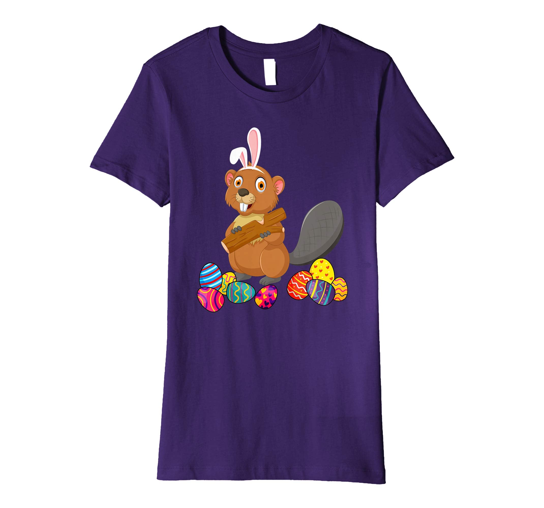 Beaver Bunny Ear With Egg Easter Easter Day Shirt