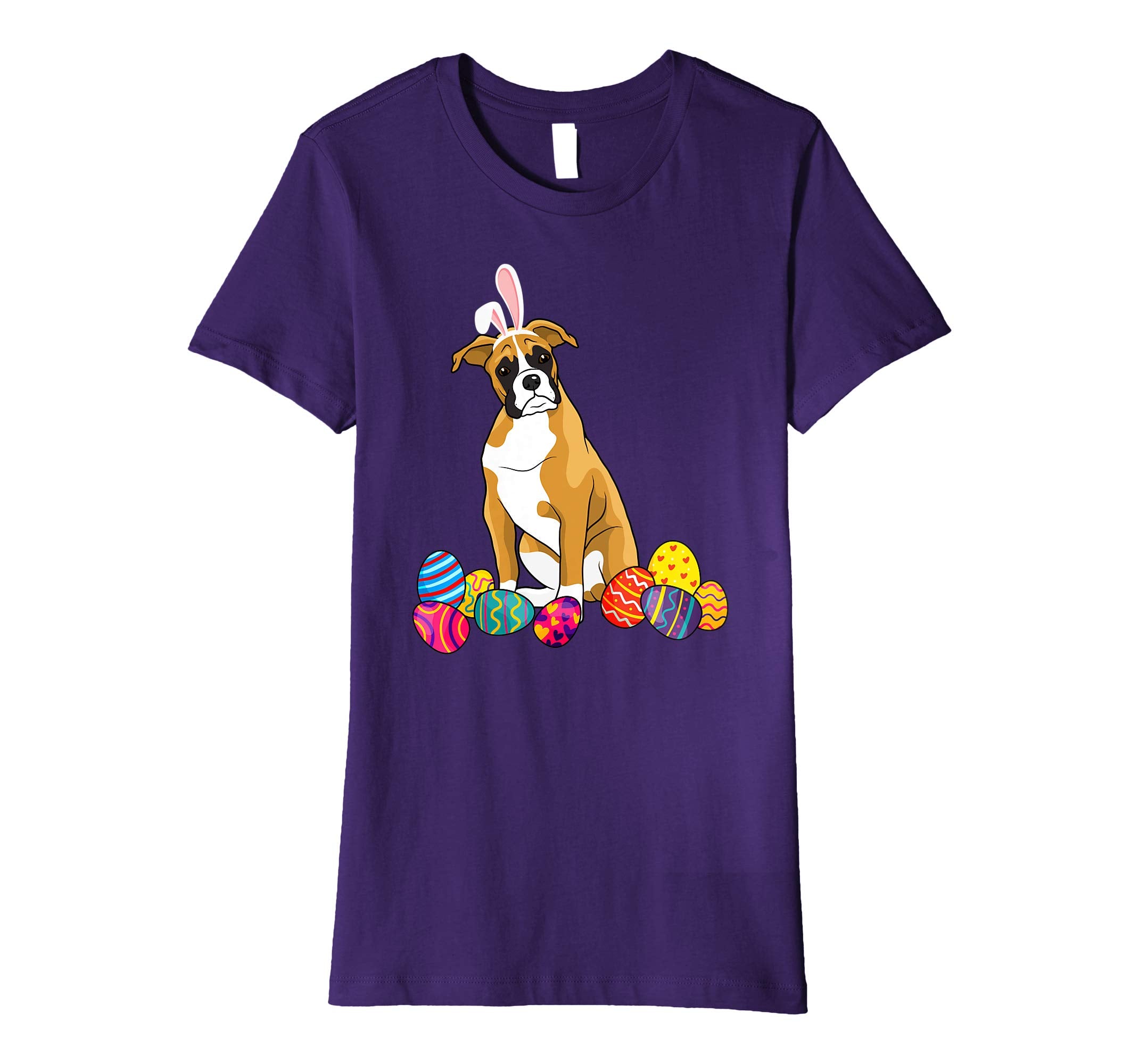 Boxer Bunny Ear With Egg Easter Easter Day Shirt