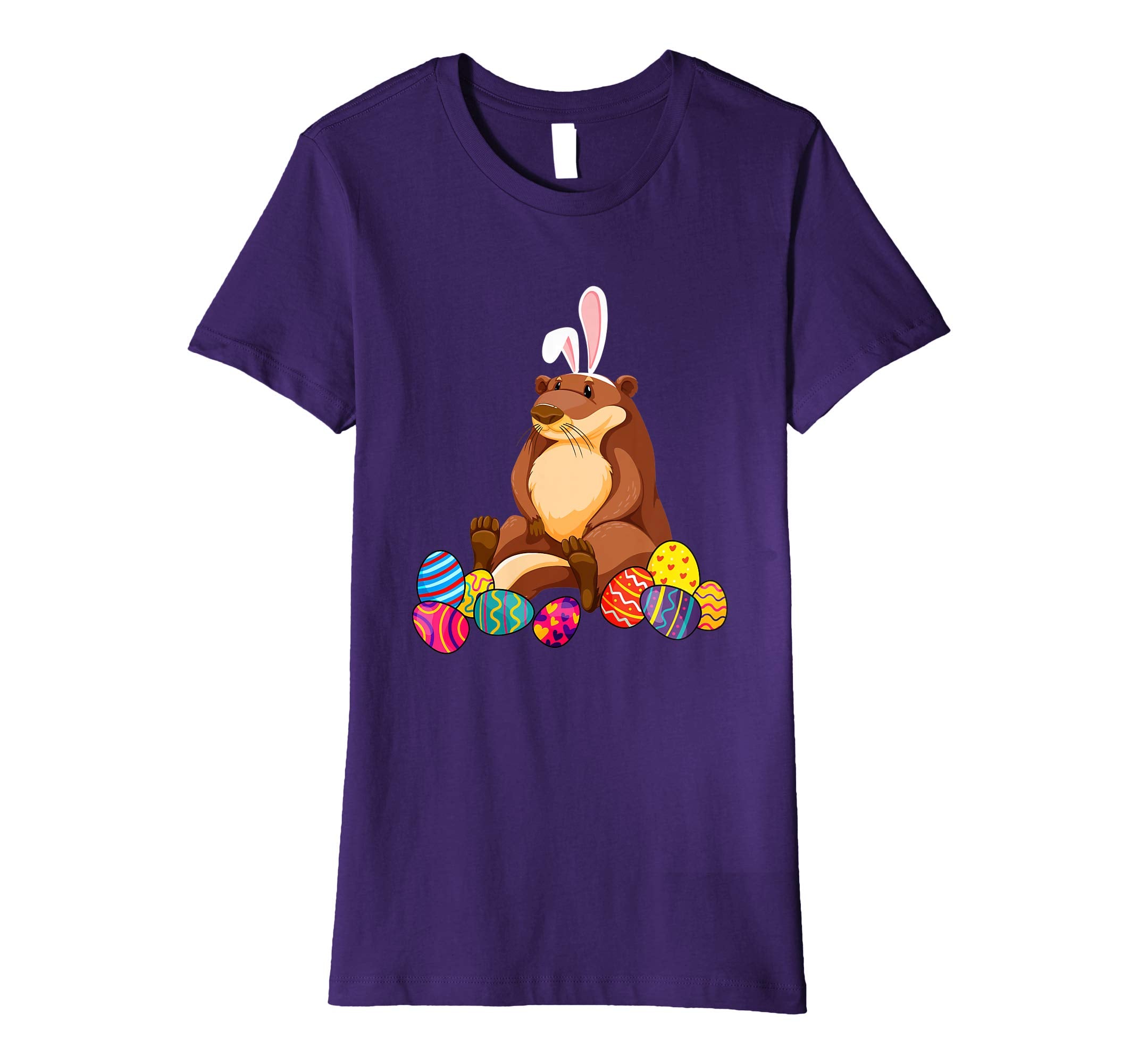 Otter Bunny Ear With Egg Easter Easter Day Shirt