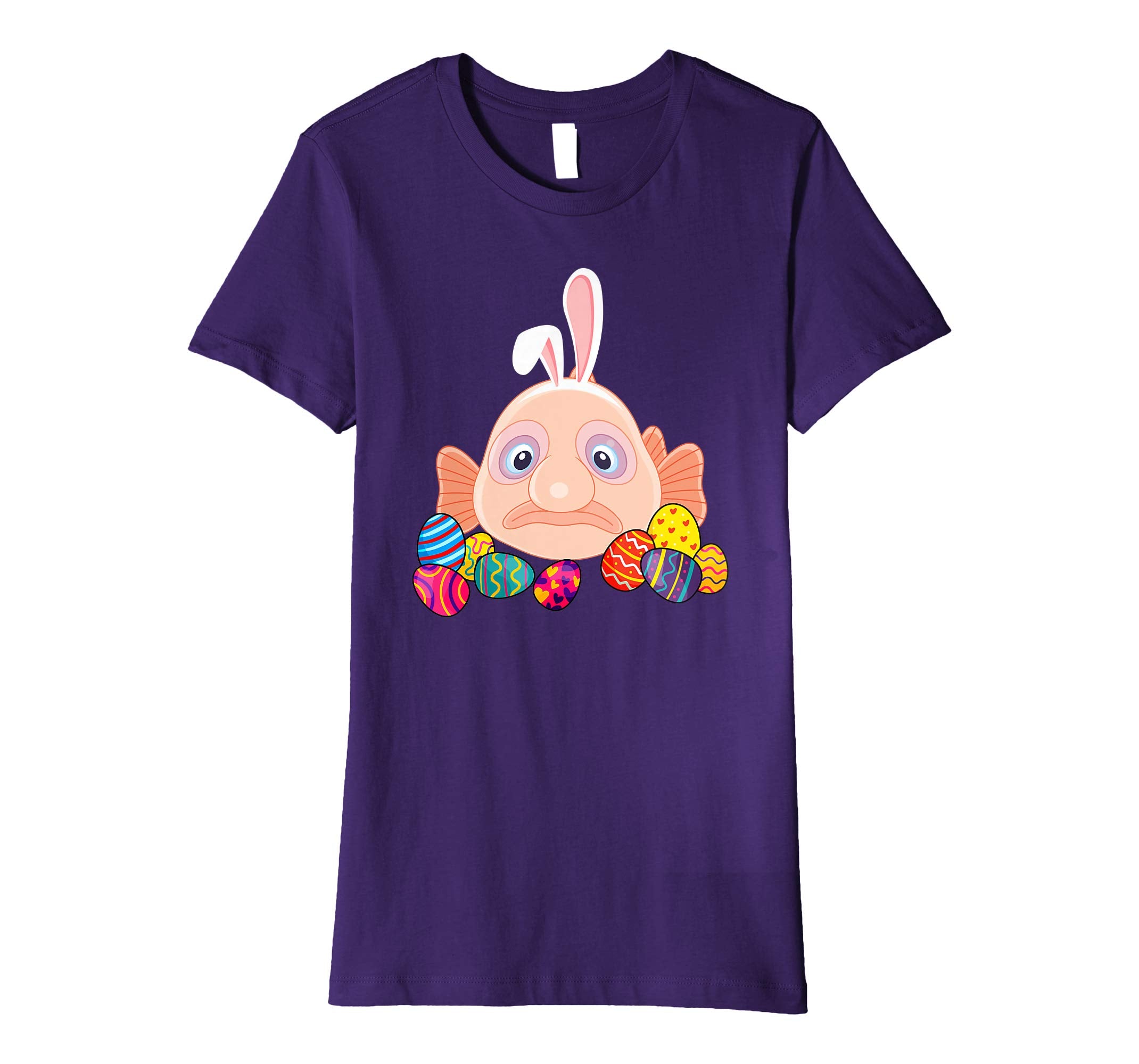 Blob Fish Bunny Ear With Egg Easter Easter Day Shirt