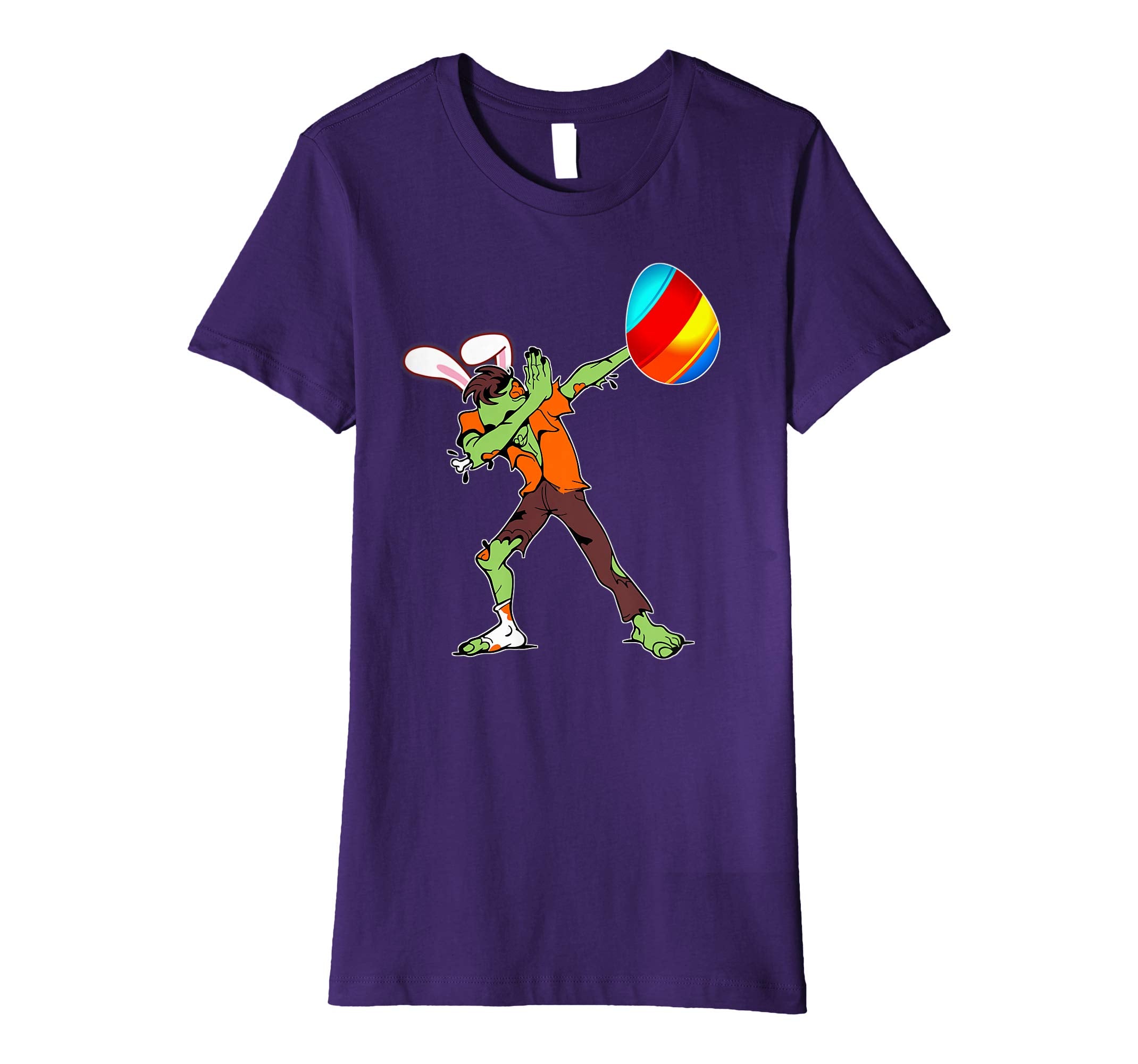 Easter Bunny Dabbing Zombie Tshirt Egg Ears Undead Gift