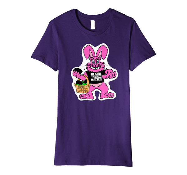 Womens Funny Easter Shirt Black Jelly Beans Matter Cute Gift