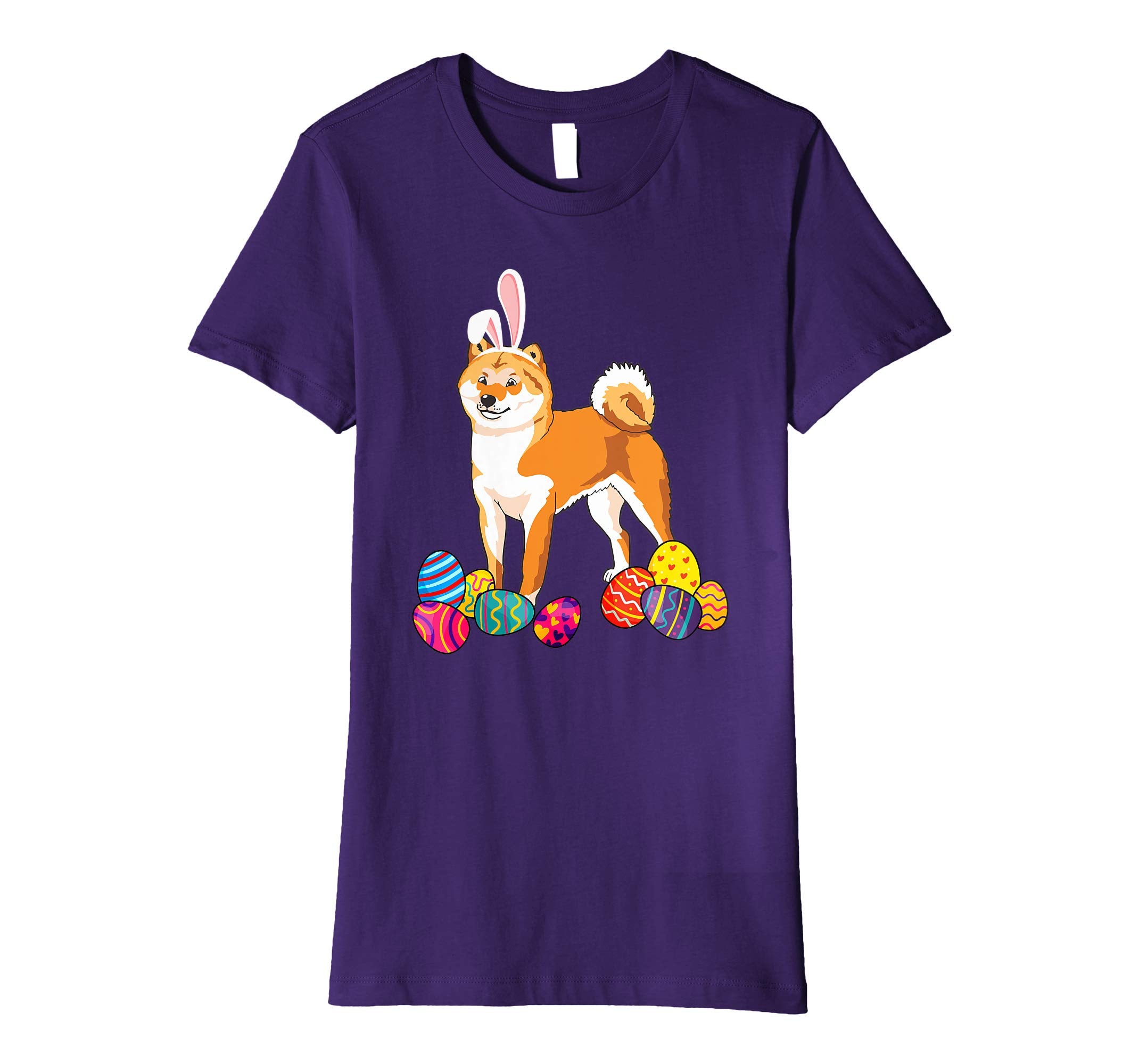 Akita Bunny Ear With Egg Easter Easter Day Shirt