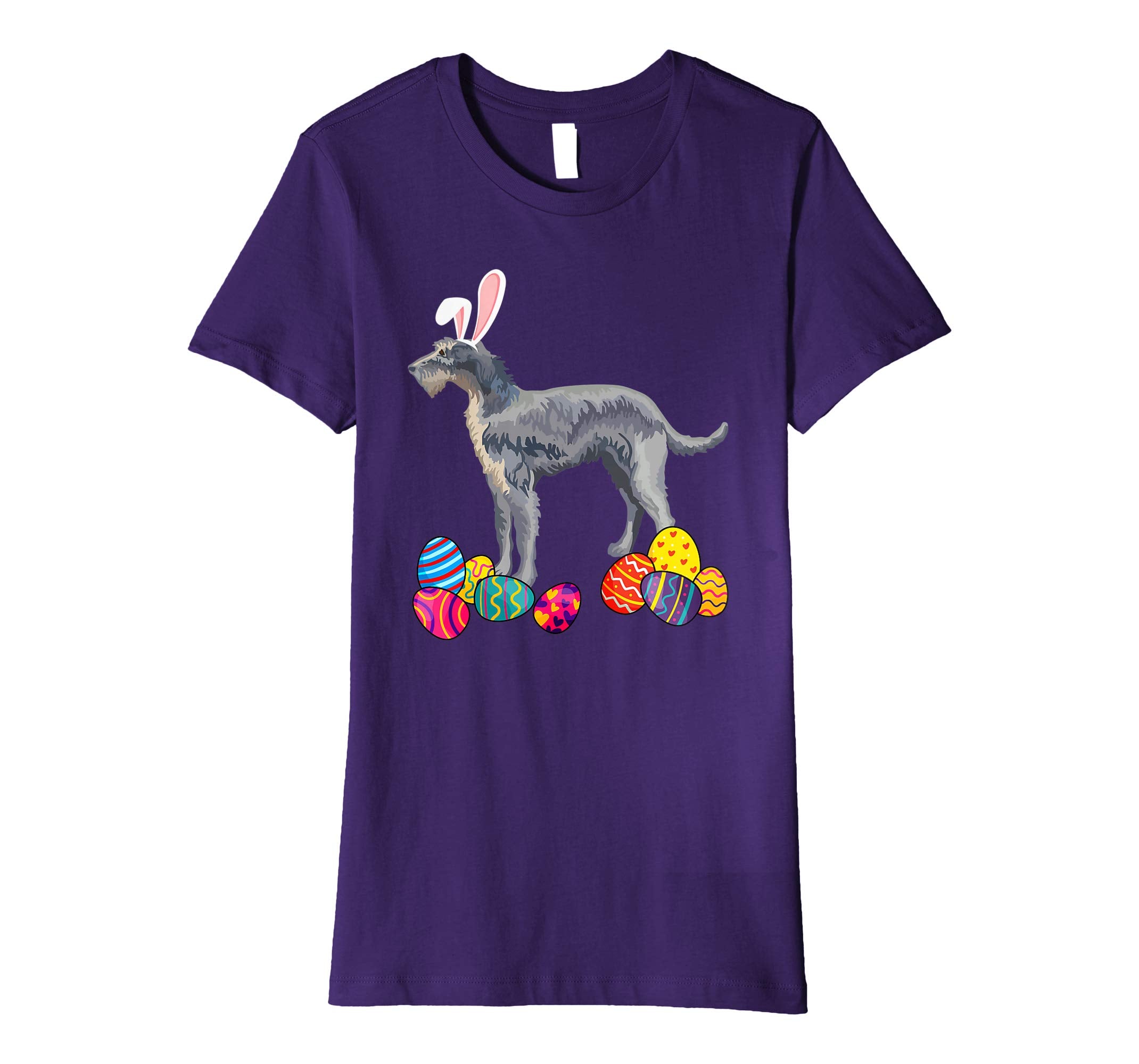 Irish Wolfhound Bunny Ear With Egg Easter Easter Day Shirt