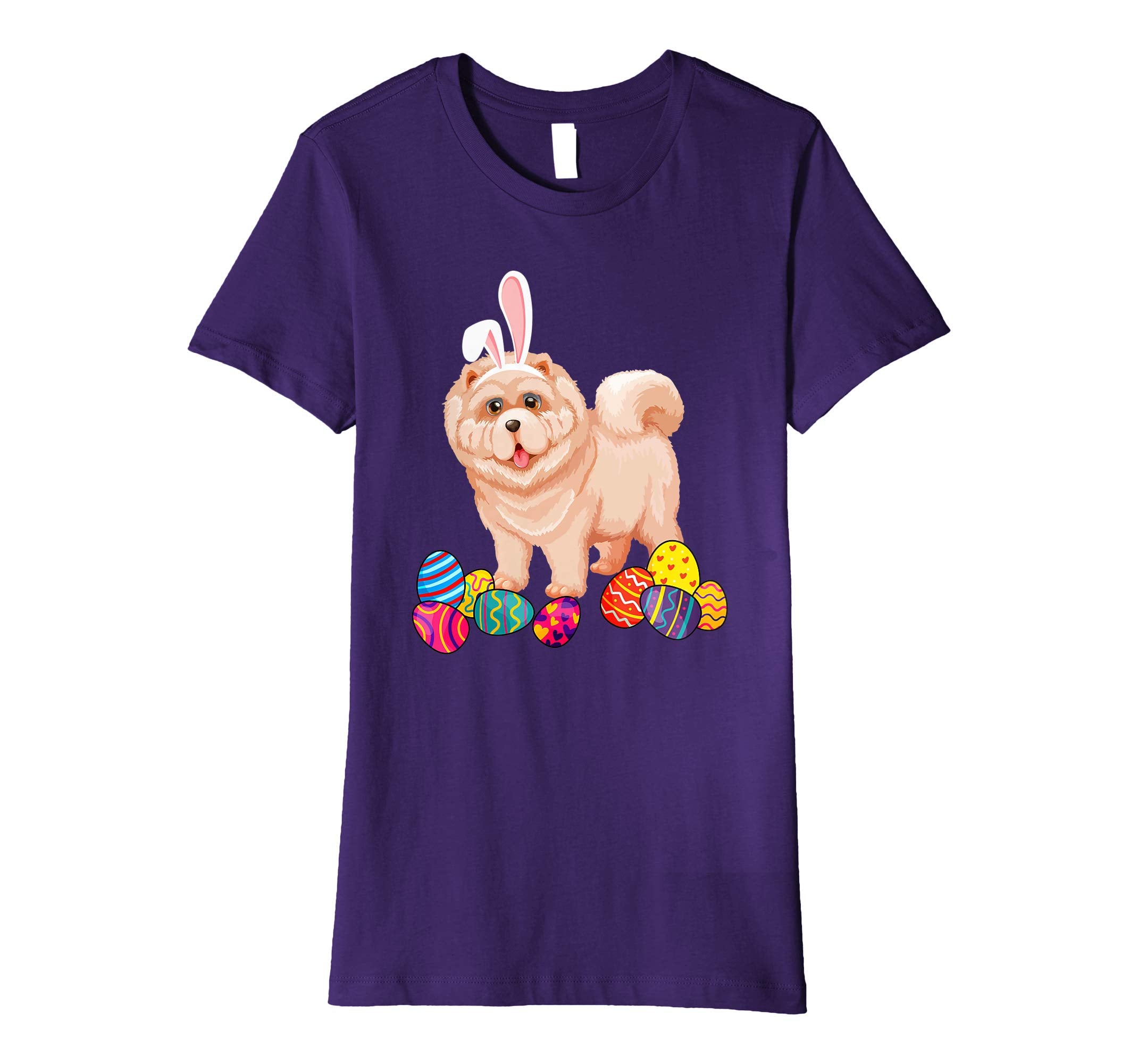 Chow Chow Bunny Ear With Egg Easter Easter Day Shirt