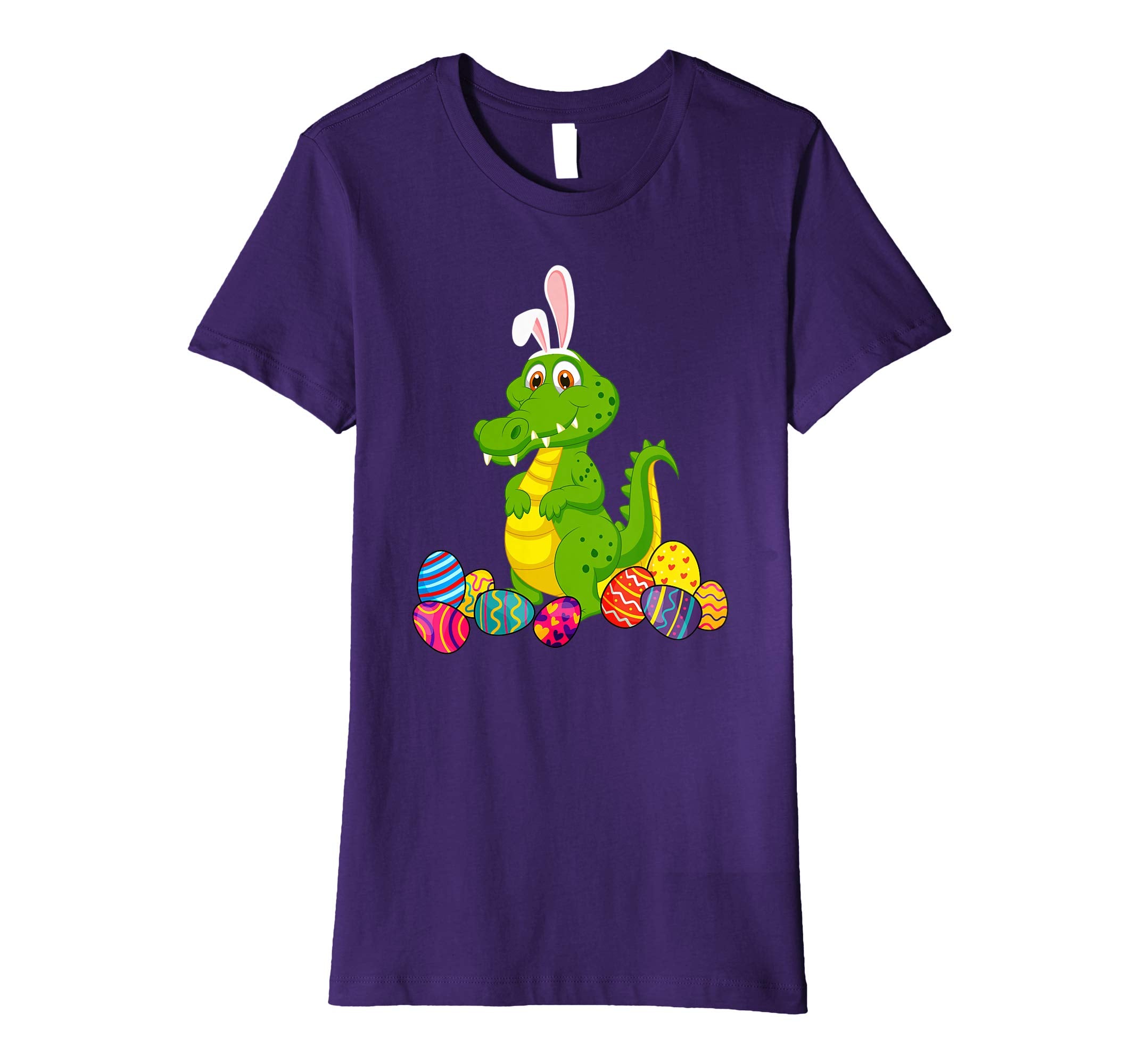 Crocodile Bunny Ear With Egg Easter Easter Day Shirt