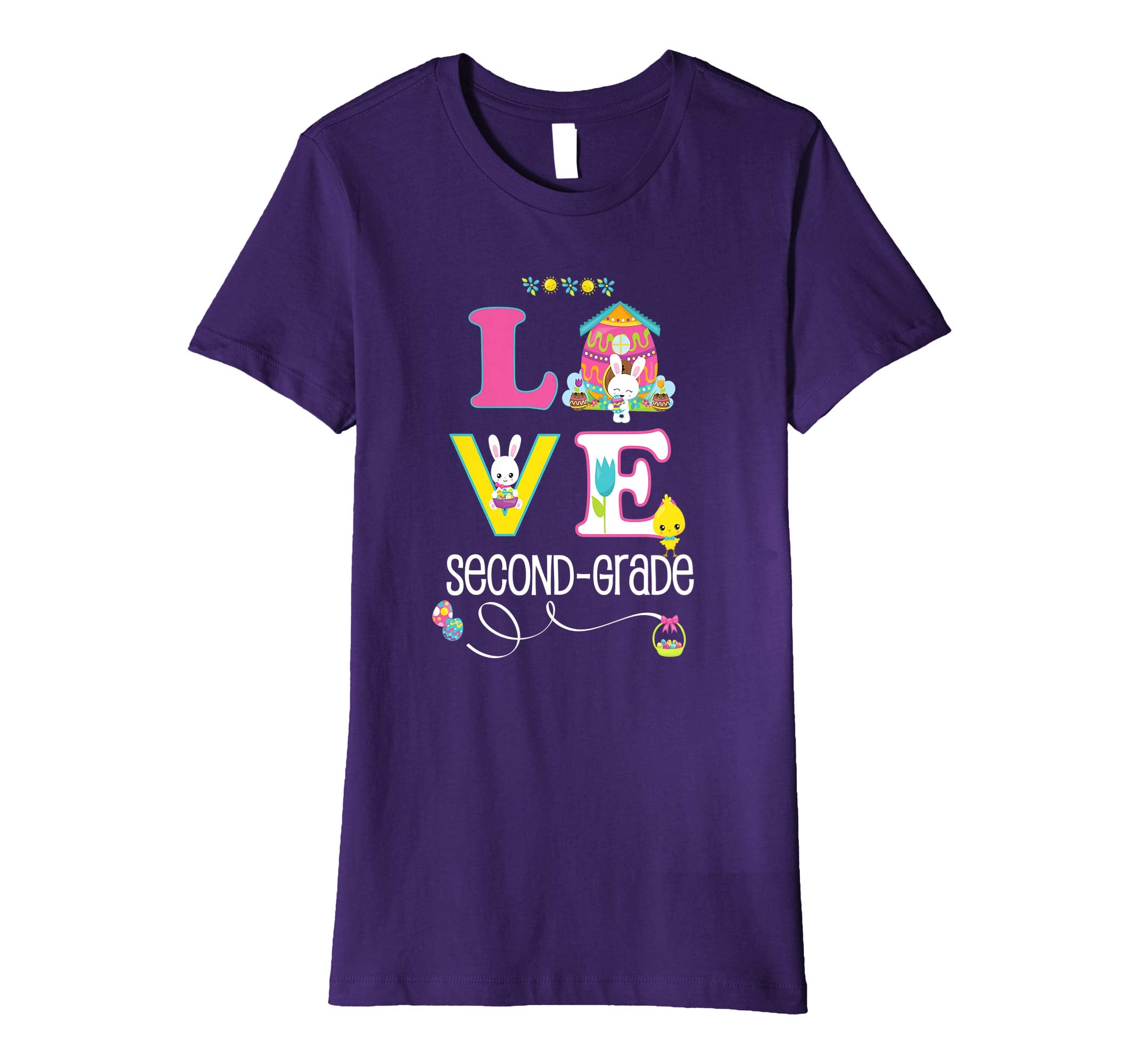 Second Grade Easter School Teacher &amp; Students Love Shirt