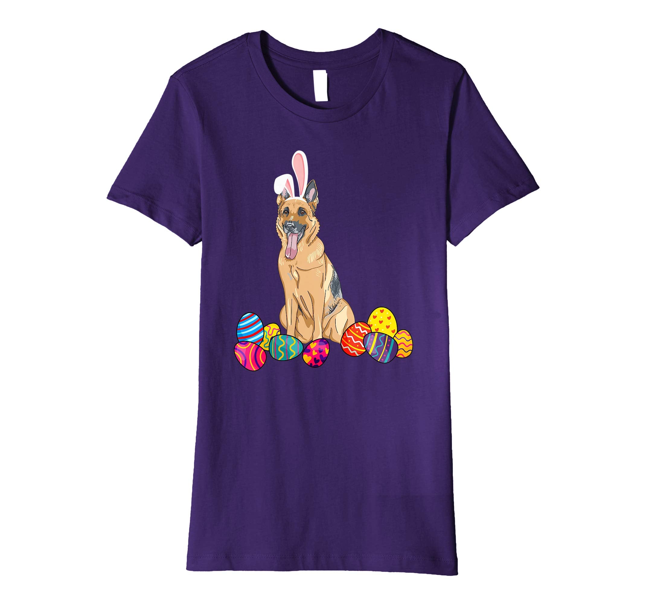 German Shepherd Bunny Ear With Egg Easter Easter Day Shirt