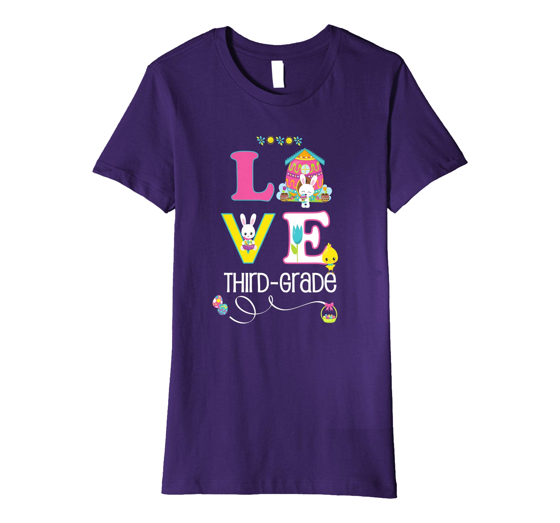 Third Grade Easter School Teacher &amp; Students Cute Love Shirt