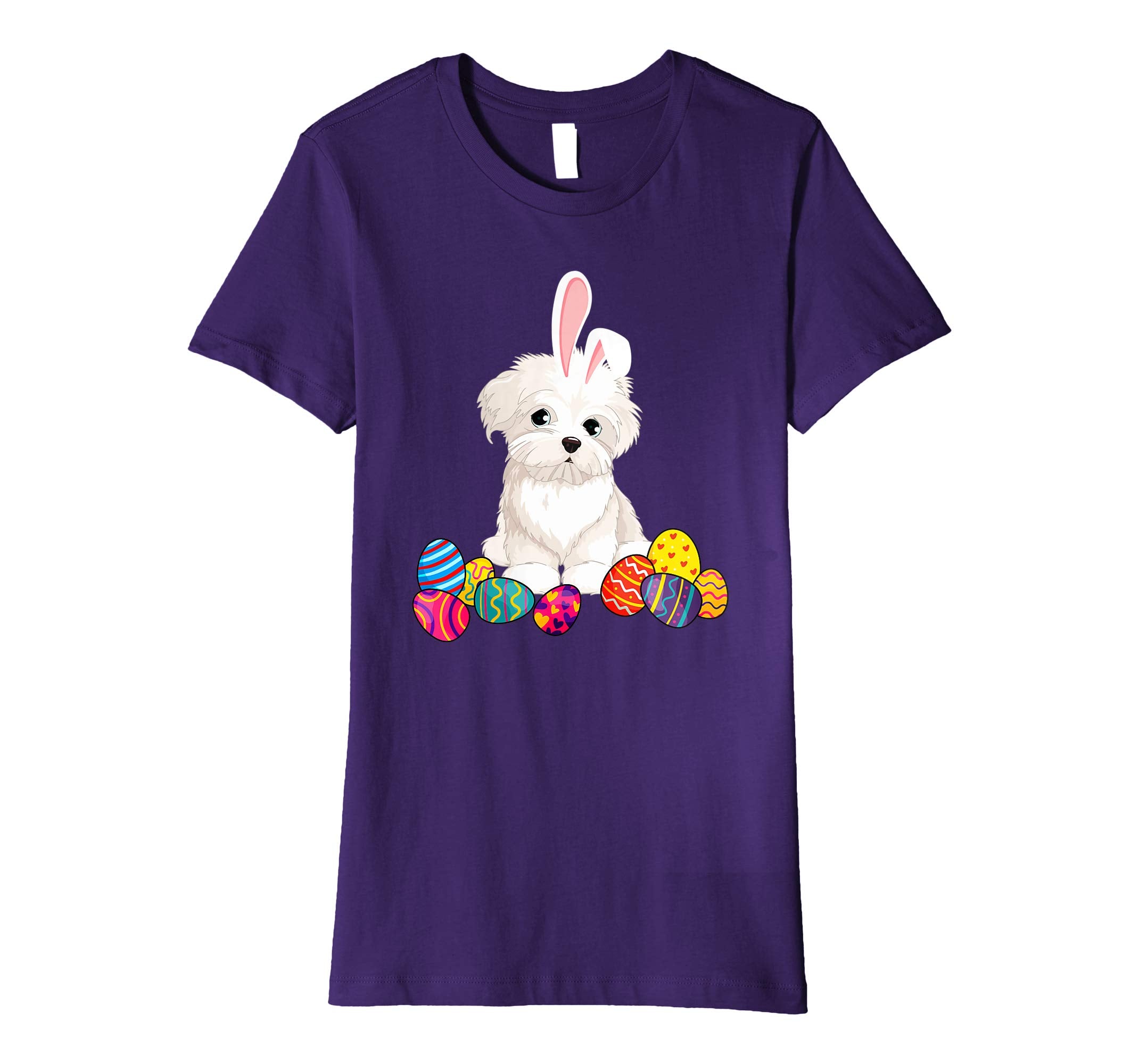 Maltese Bunny Ear With Egg Easter Easter Day Shirt