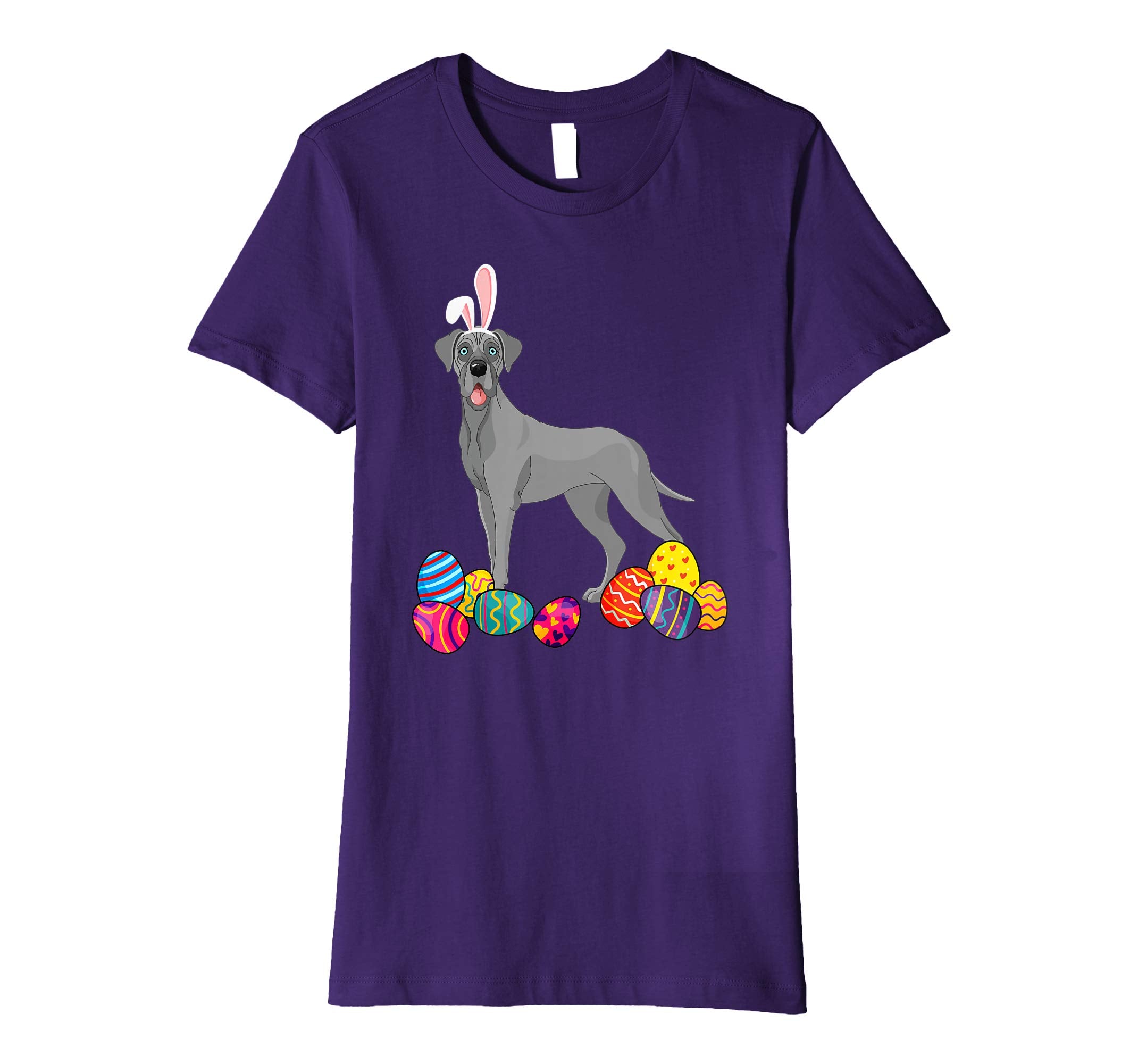 Great Dane Bunny Ear With Egg Easter Easter Day Shirt