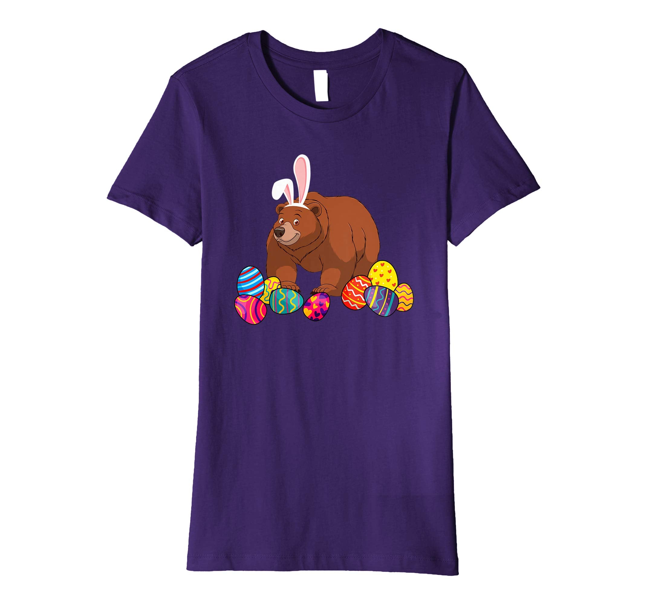 Bear Bunny Ear With Egg Easter Easter Day Shirt