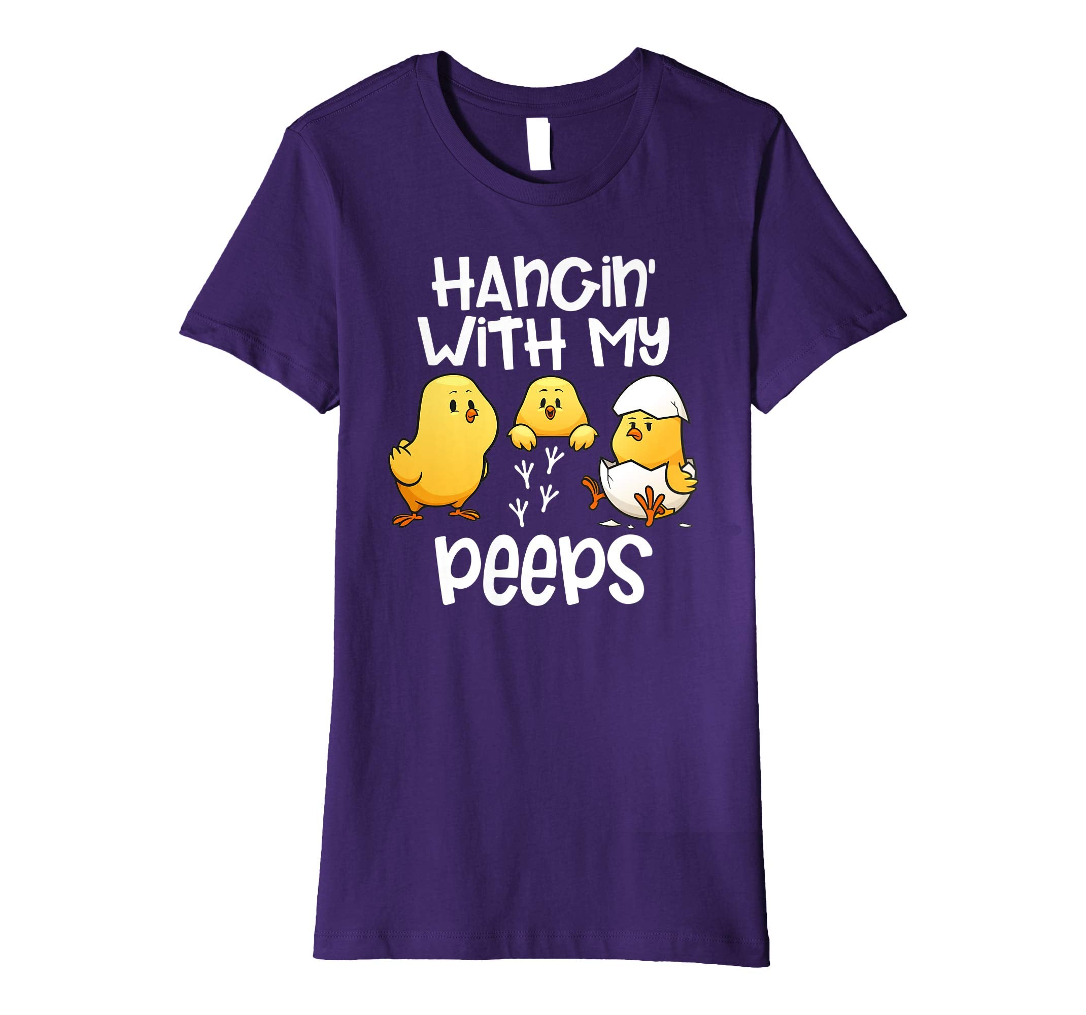 Hanging With My Peeps Happy Easter Kids Boys Girls T Shirt