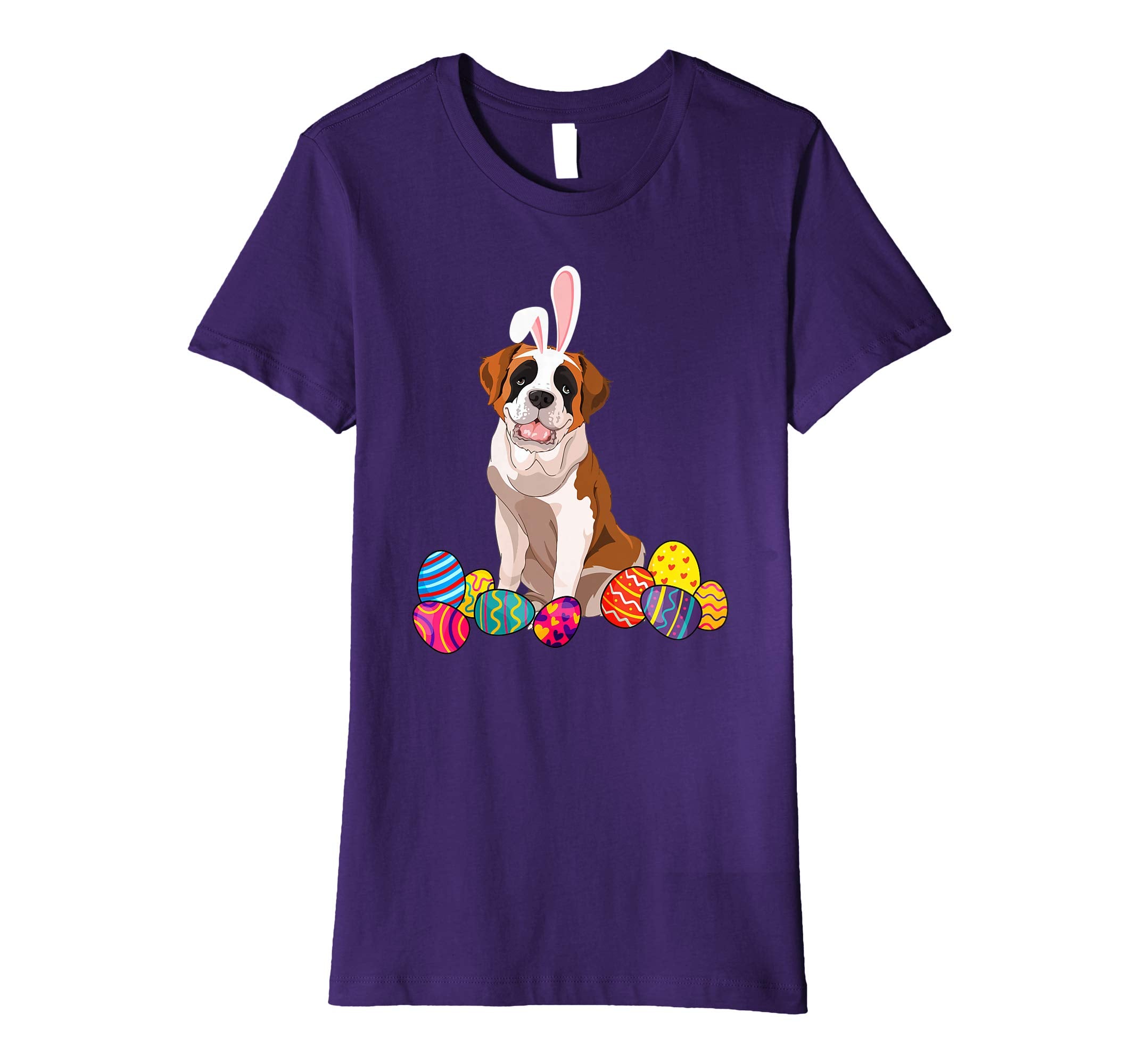 Saint Bernard Bunny Ear With Egg Easter Easter Day Shirt