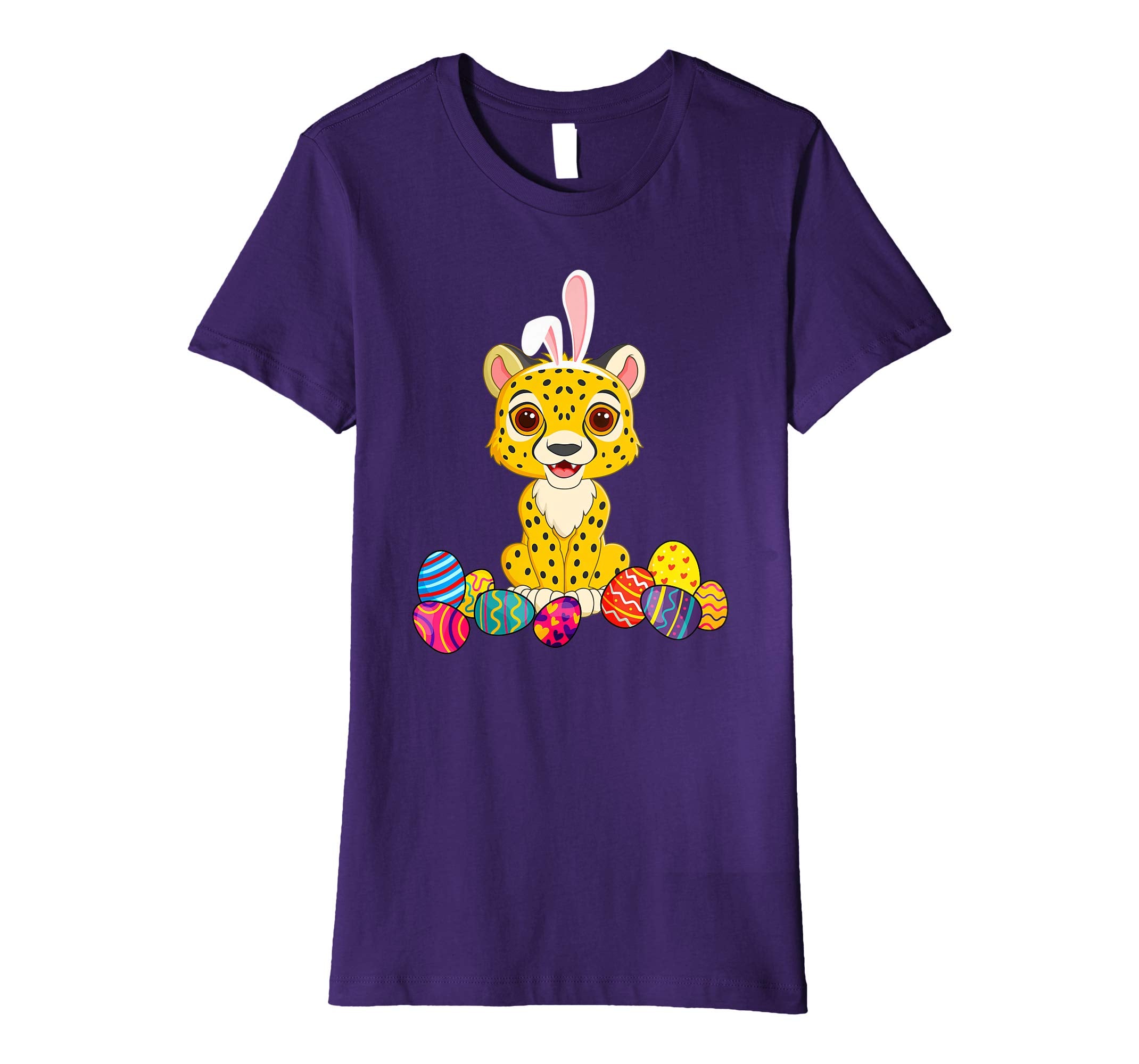 Cheetah Bunny Ear With Egg Easter Easter Day Shirt