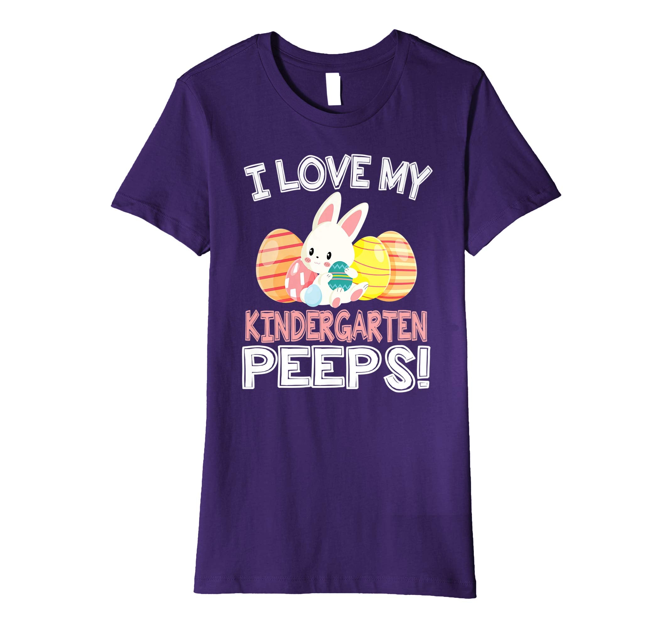 Rabbit &amp; Easter Eggs I Love My Kindergarten Peeps Teacher