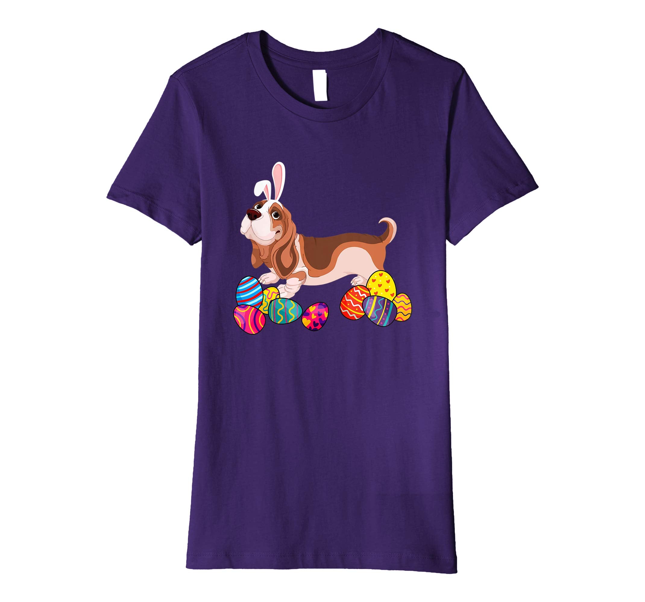 Basset Hound Bunny Ear With Egg Easter Easter Day Shirt