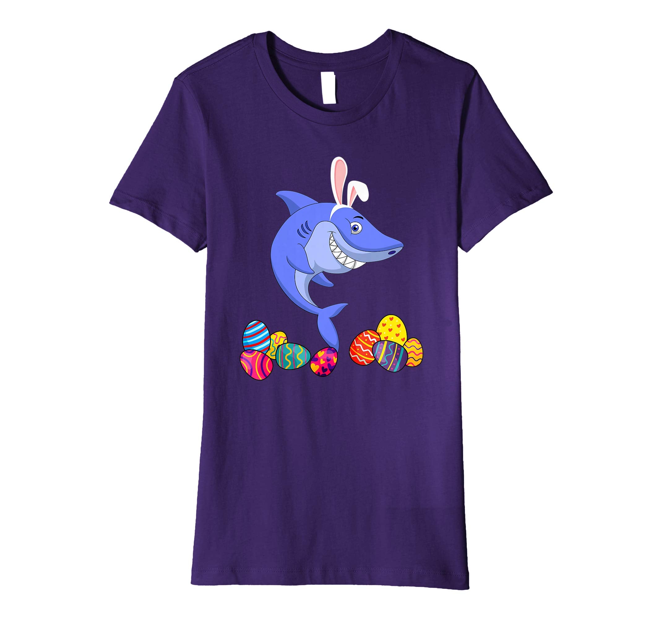 Shark Bunny Ear With Egg Easter Easter Day Shirt