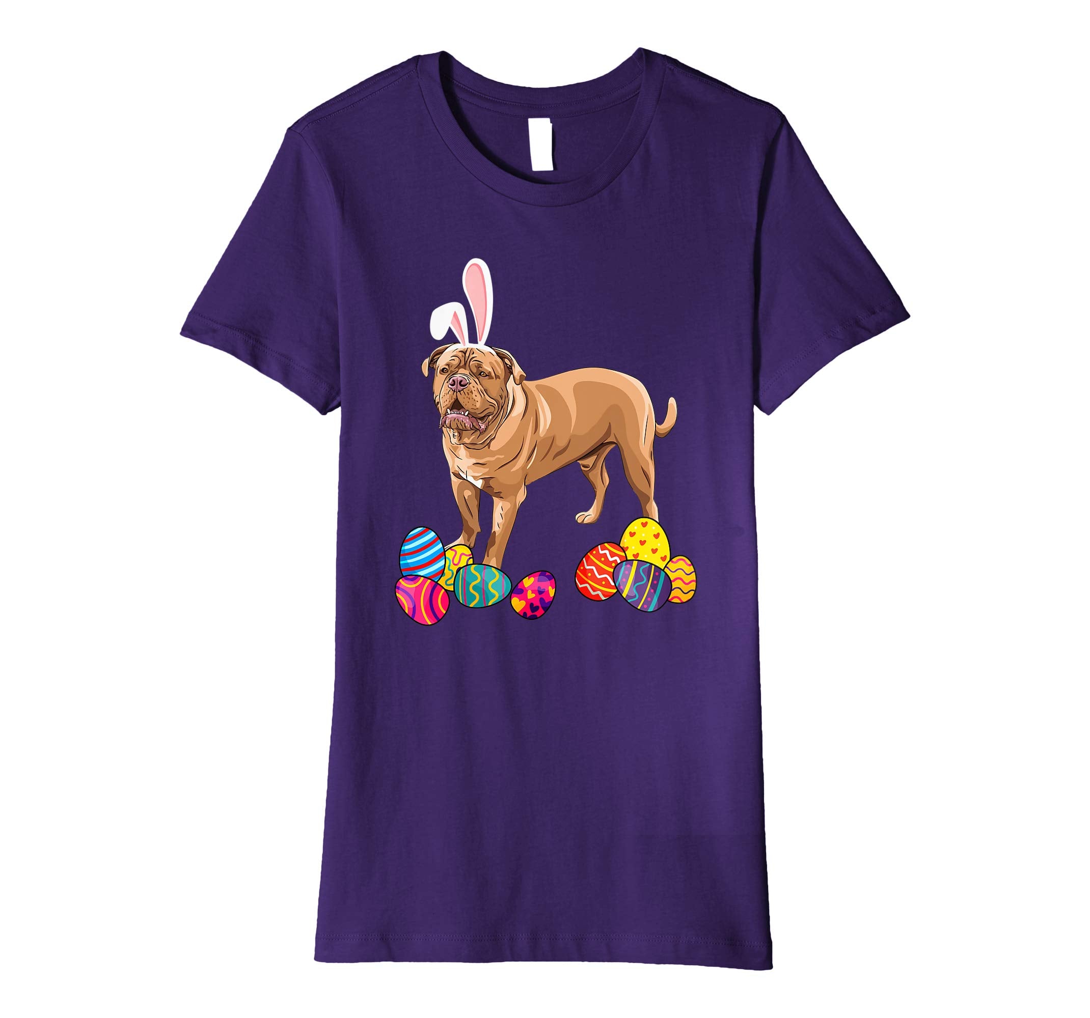 French Mastiff Bunny Ear With Egg Easter Easter Day Shirt