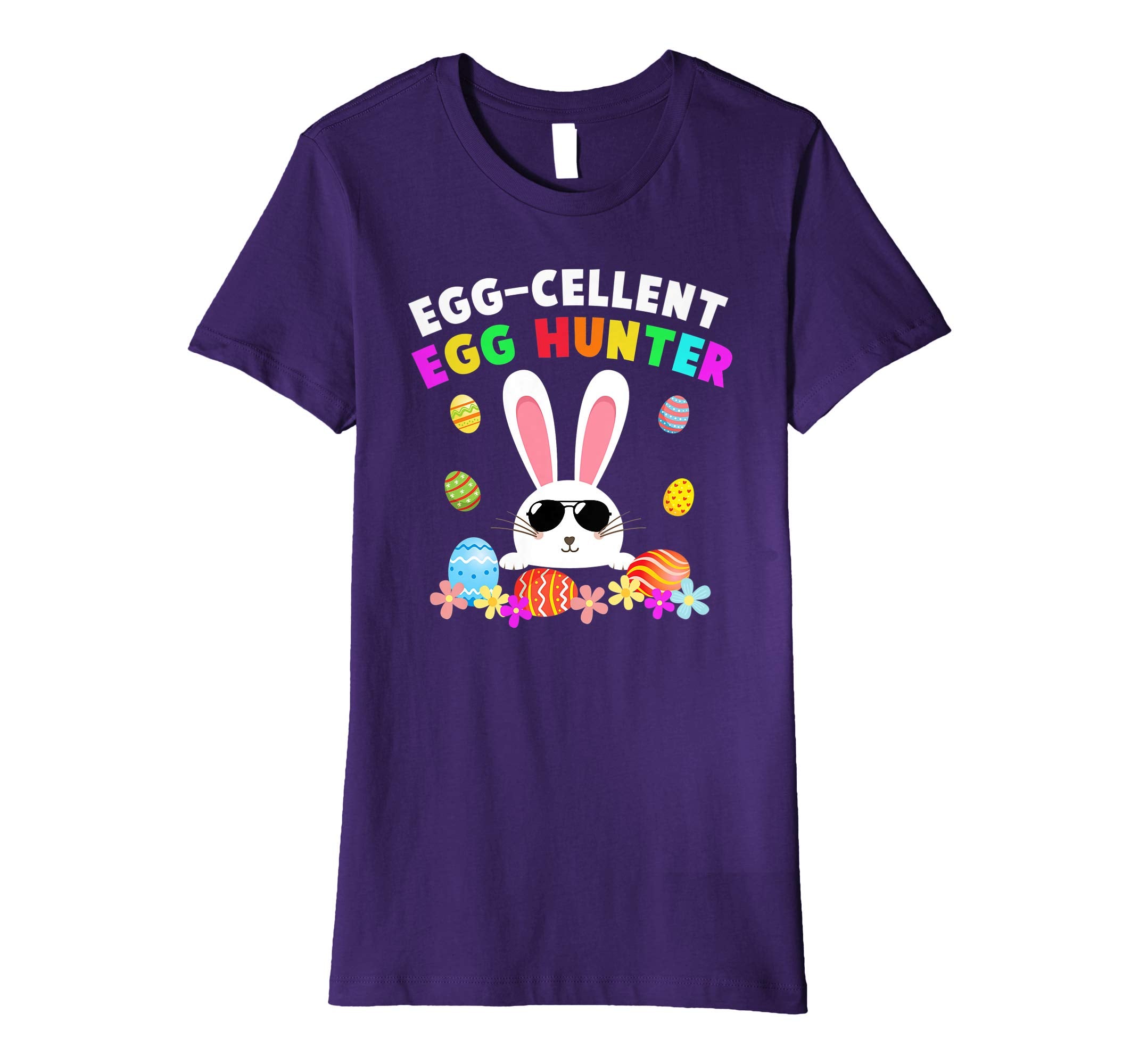 Egg-cellent Egg Hunter Easter T-Shirt Boys Girls Bunny Gift