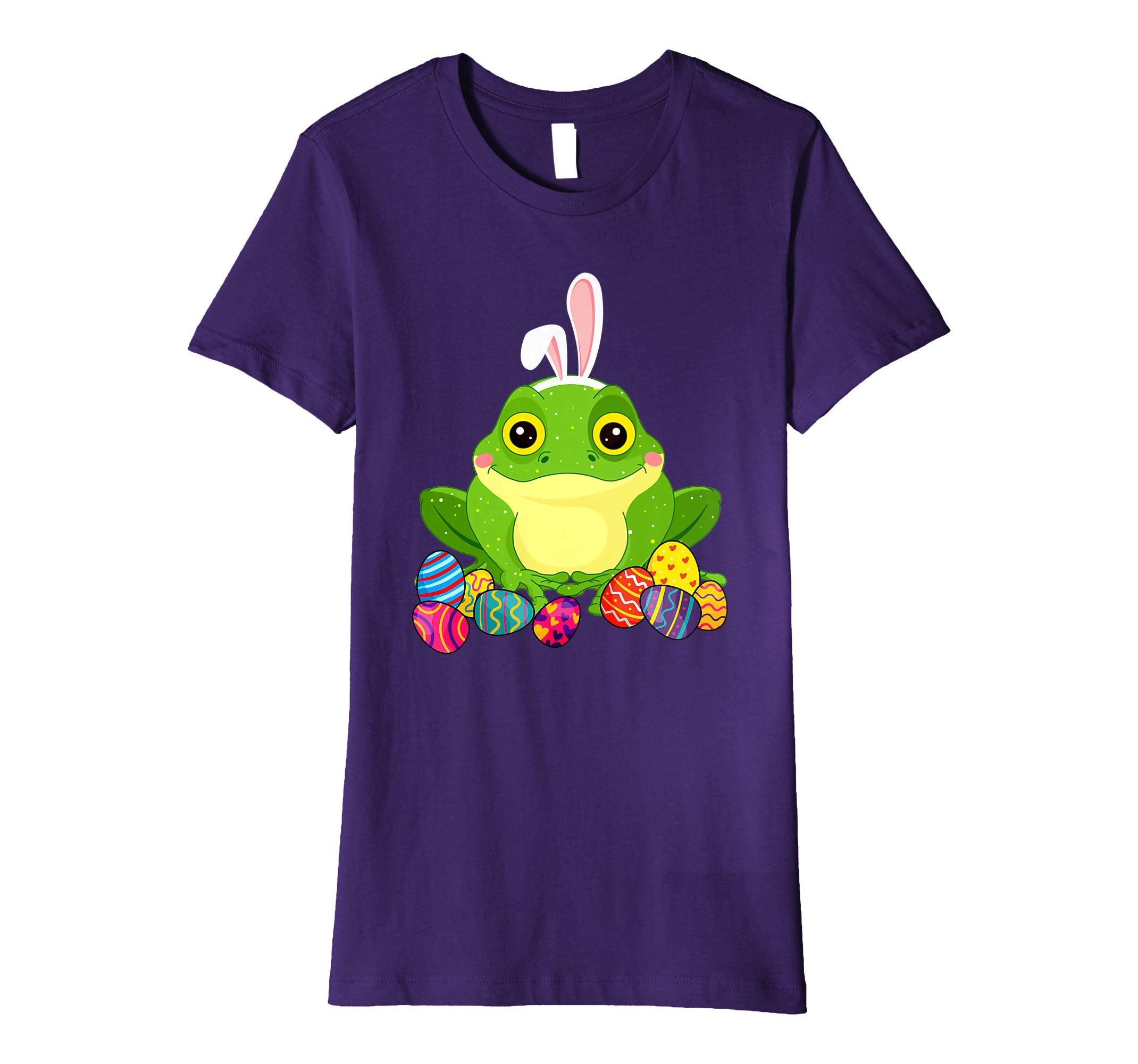 Frog Bunny Ear With Egg Easter Easter Day Shirt