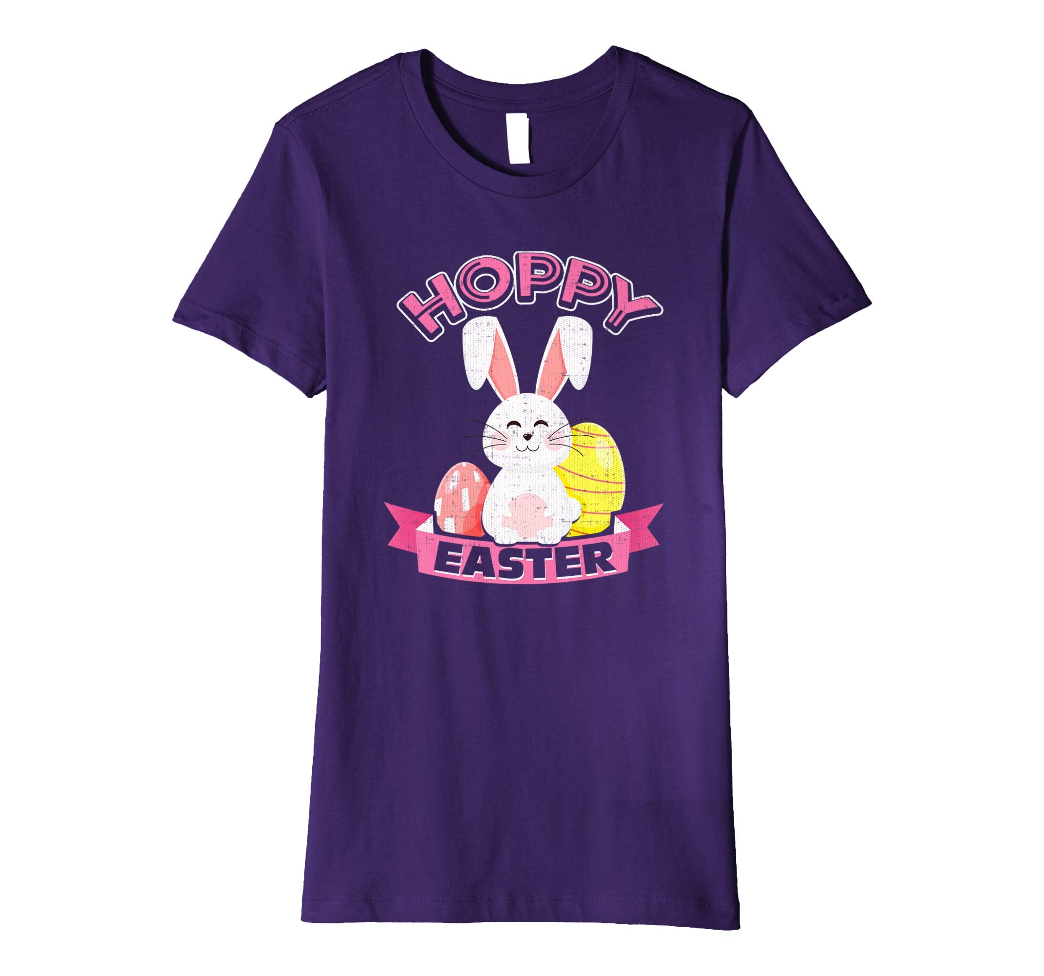 Hoppy Easter Bunny Cute Happy Easter Egg Holiday Tshirt