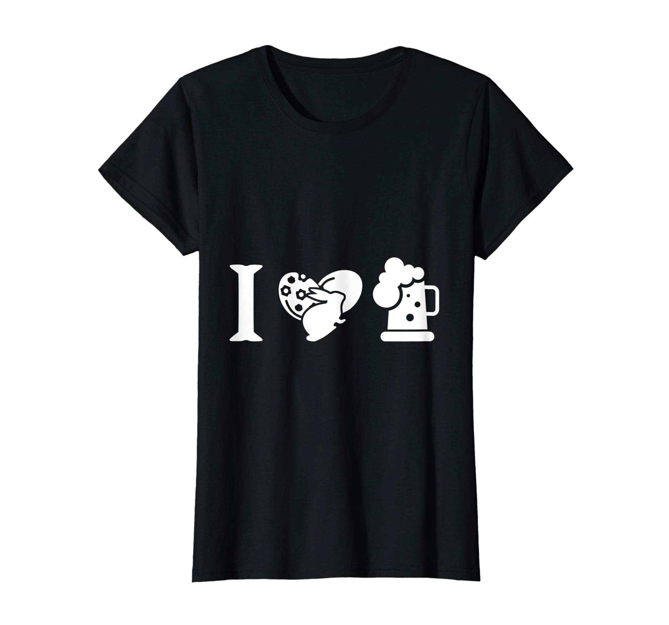 I Love Bunny Beer Tee Easter Day T-Shirt Gifts Men Women