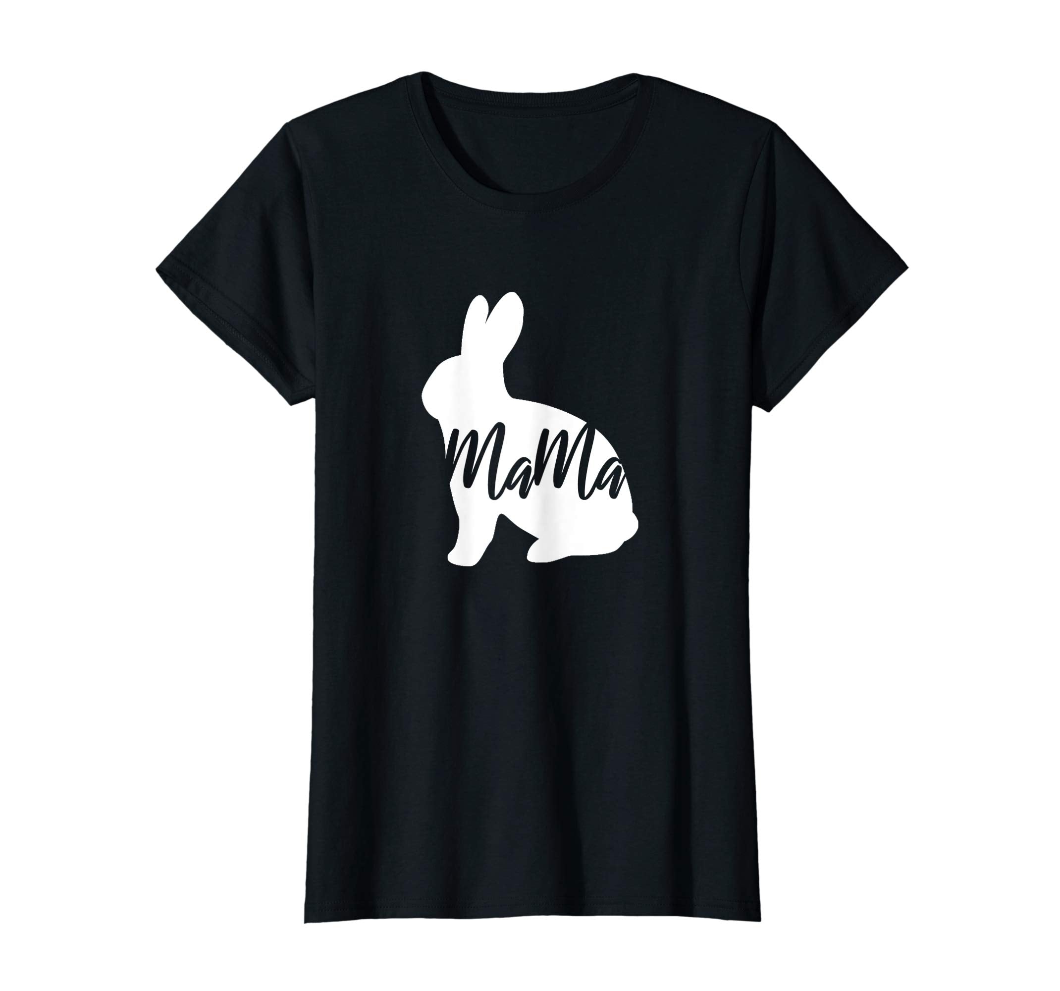 Womens Mama Bunny T Shirt Easter Rabbit Gift for Mom Mothers Mommy