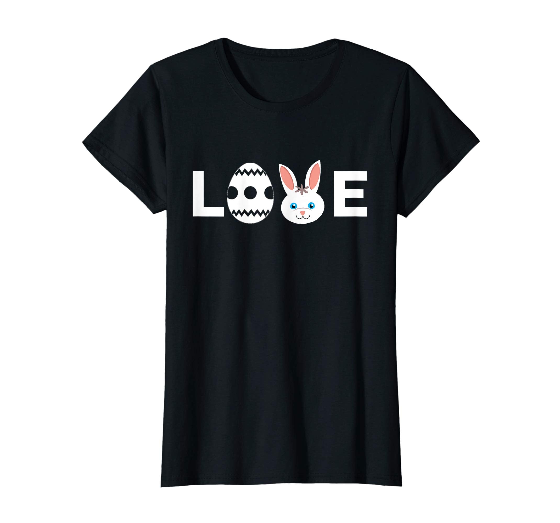 Love Egg And Bunny Face Easter Holiday Pascha Cool T-Shirt
