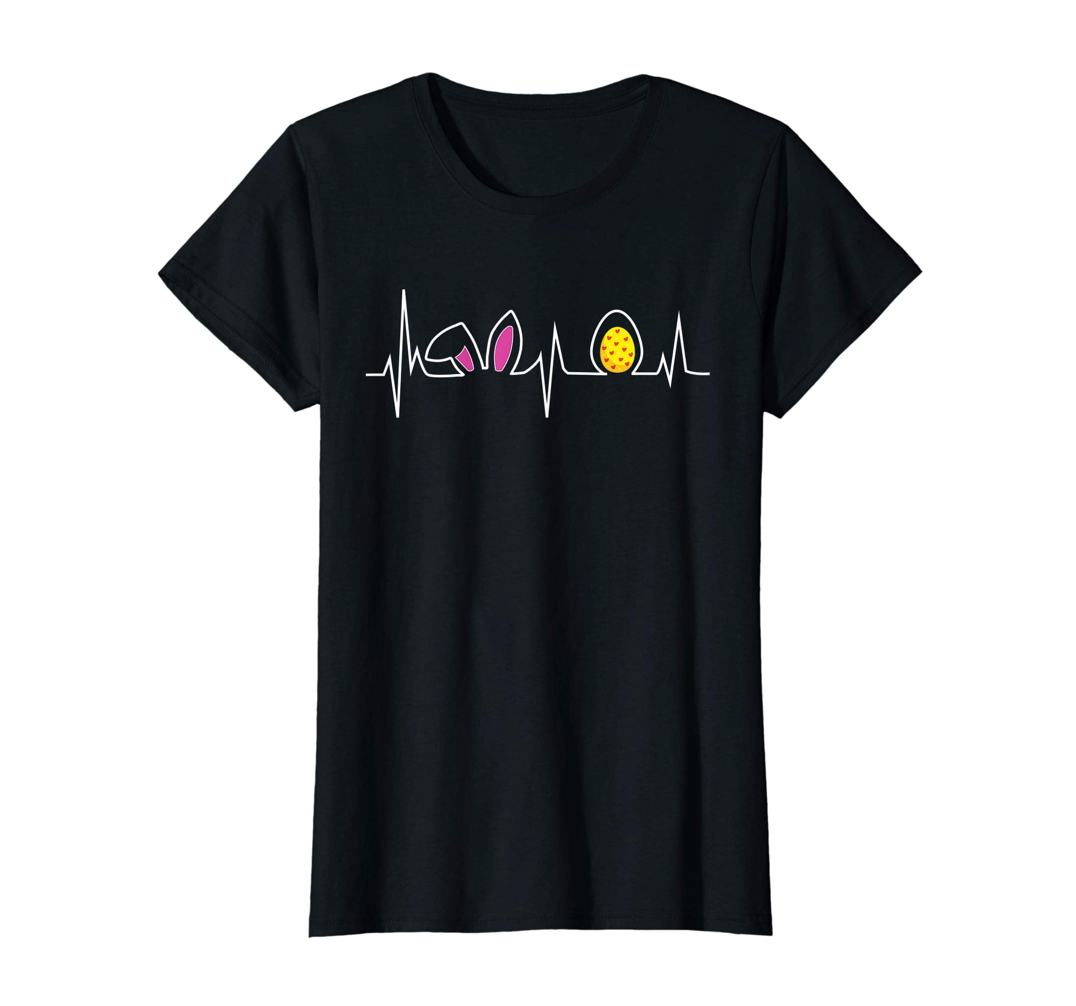 Heartbeat Easter Bunny and Egg T-shirt, Easter Nurse Shirt