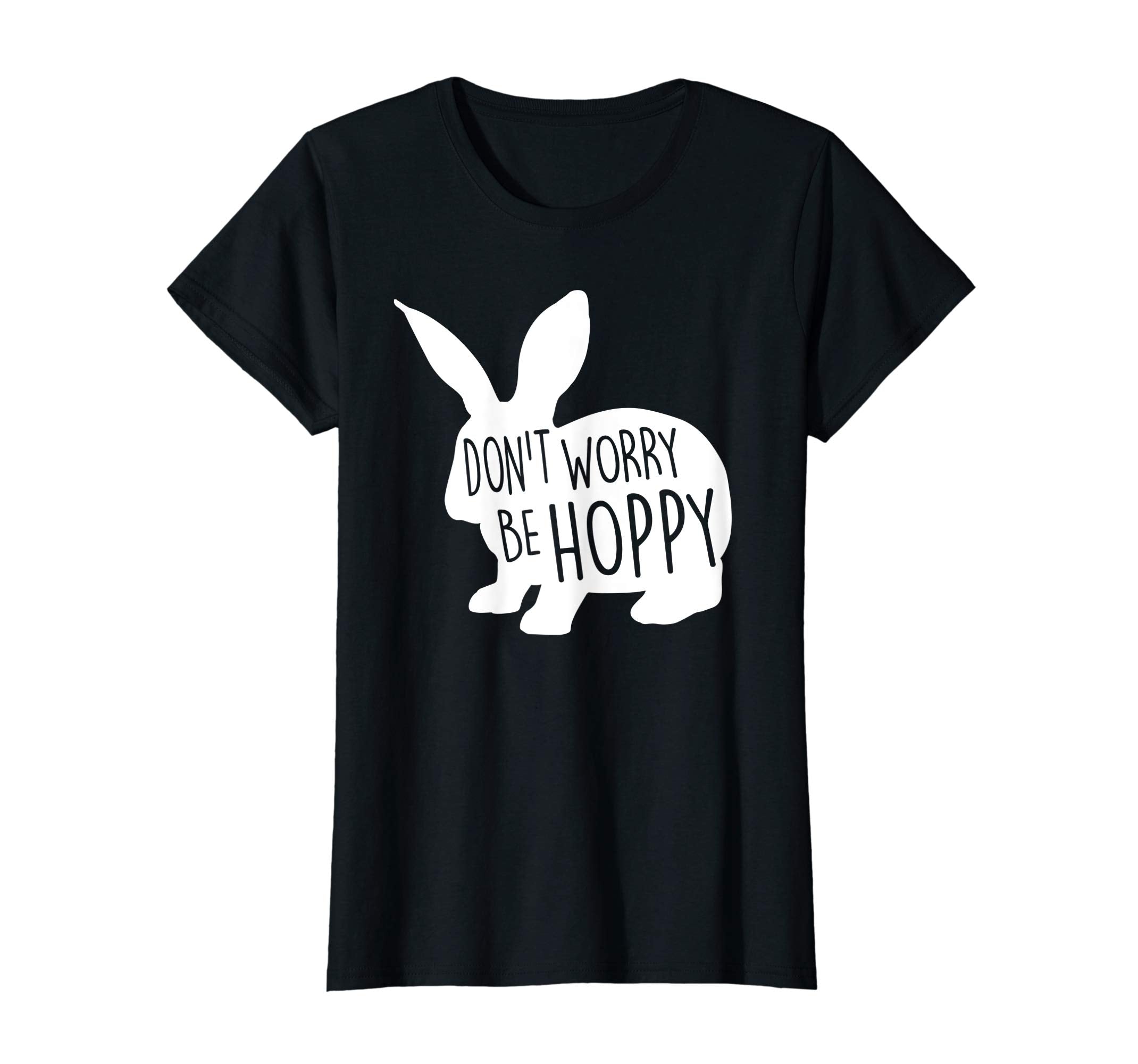 Cute Easter Bunny Don't Worry Be Hoppy Gift T-Shirt