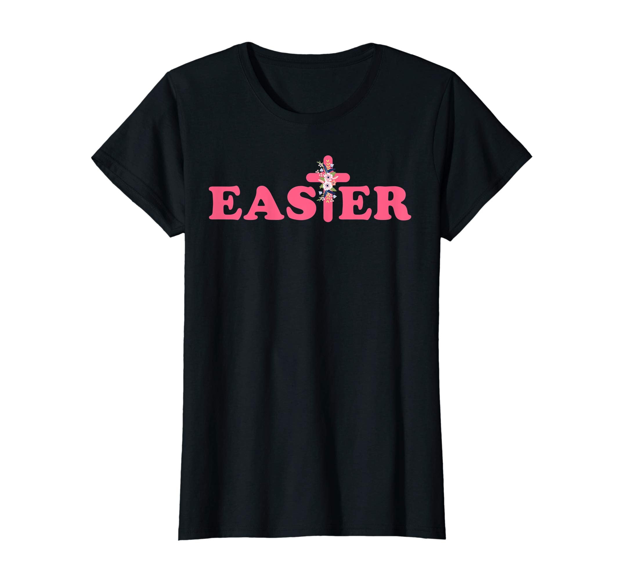 Easter Shirts for Women Religious Christian Cross Gift