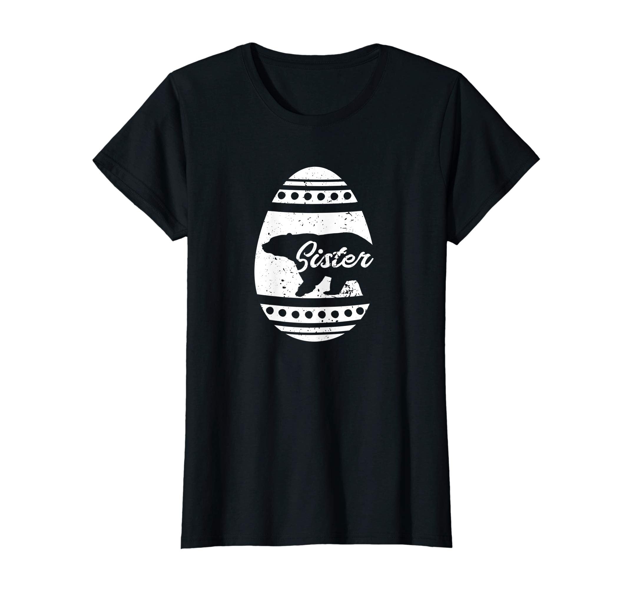 Sister Bear Easter Egg T-Shirt Easter Bunny Gift for Sister