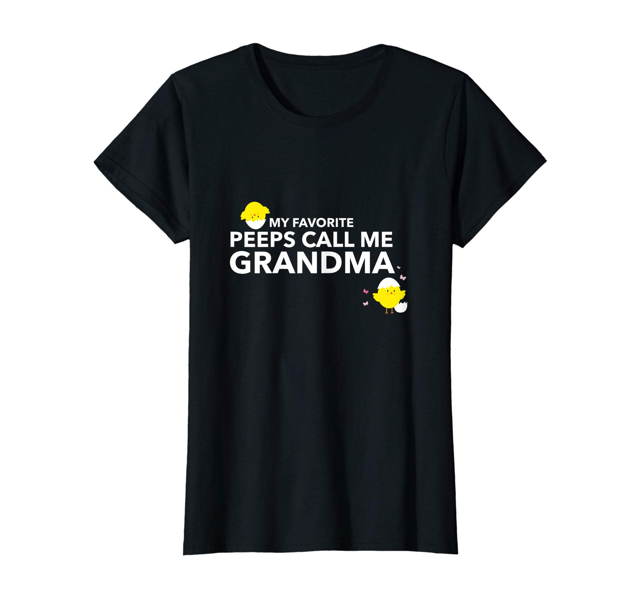 My Favorite Peeps Call Me Grandma Grandkids Easter T-Shirt