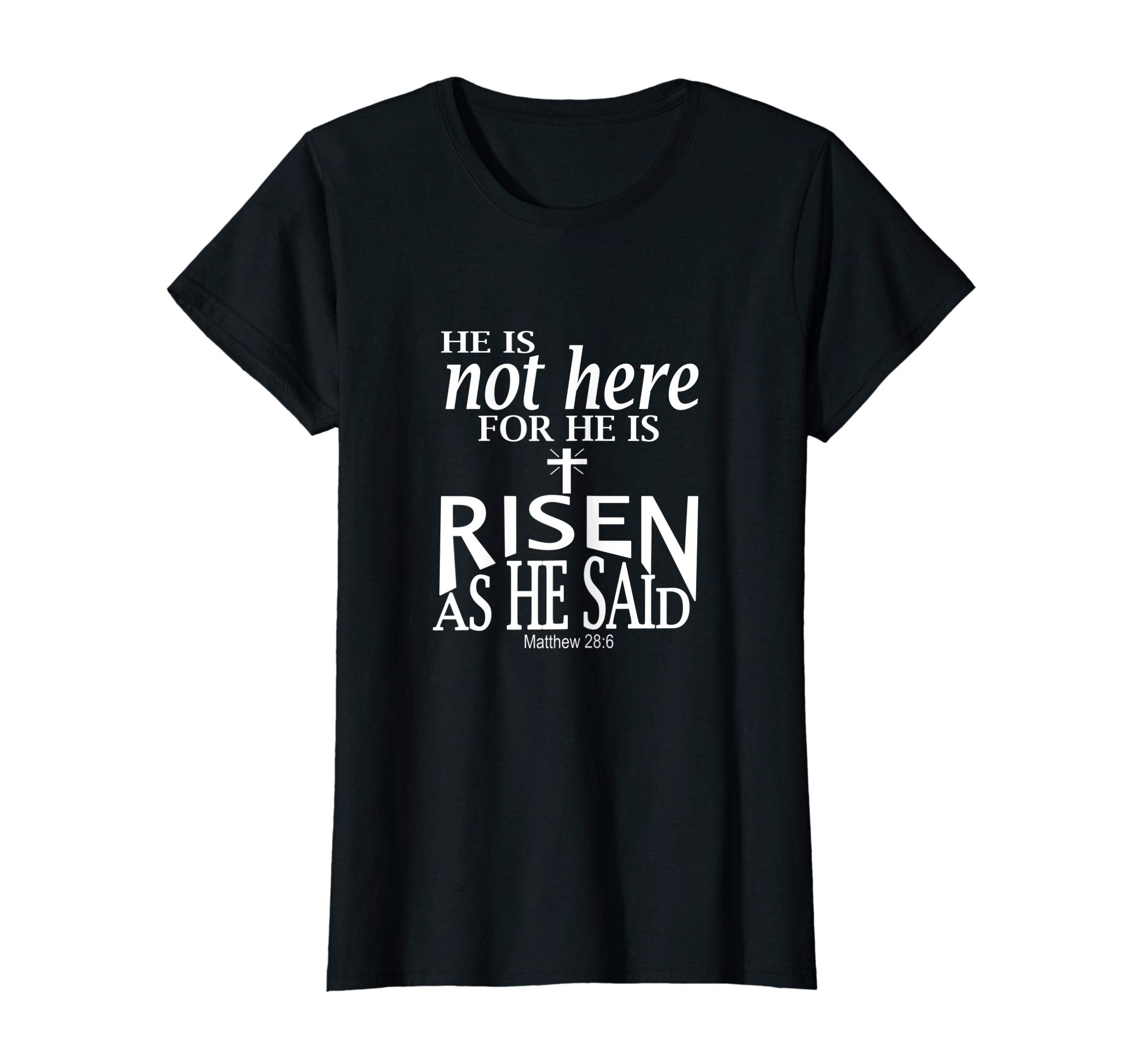 Christian Easter Shirts For Women &amp; Men-He Is Risen Tee