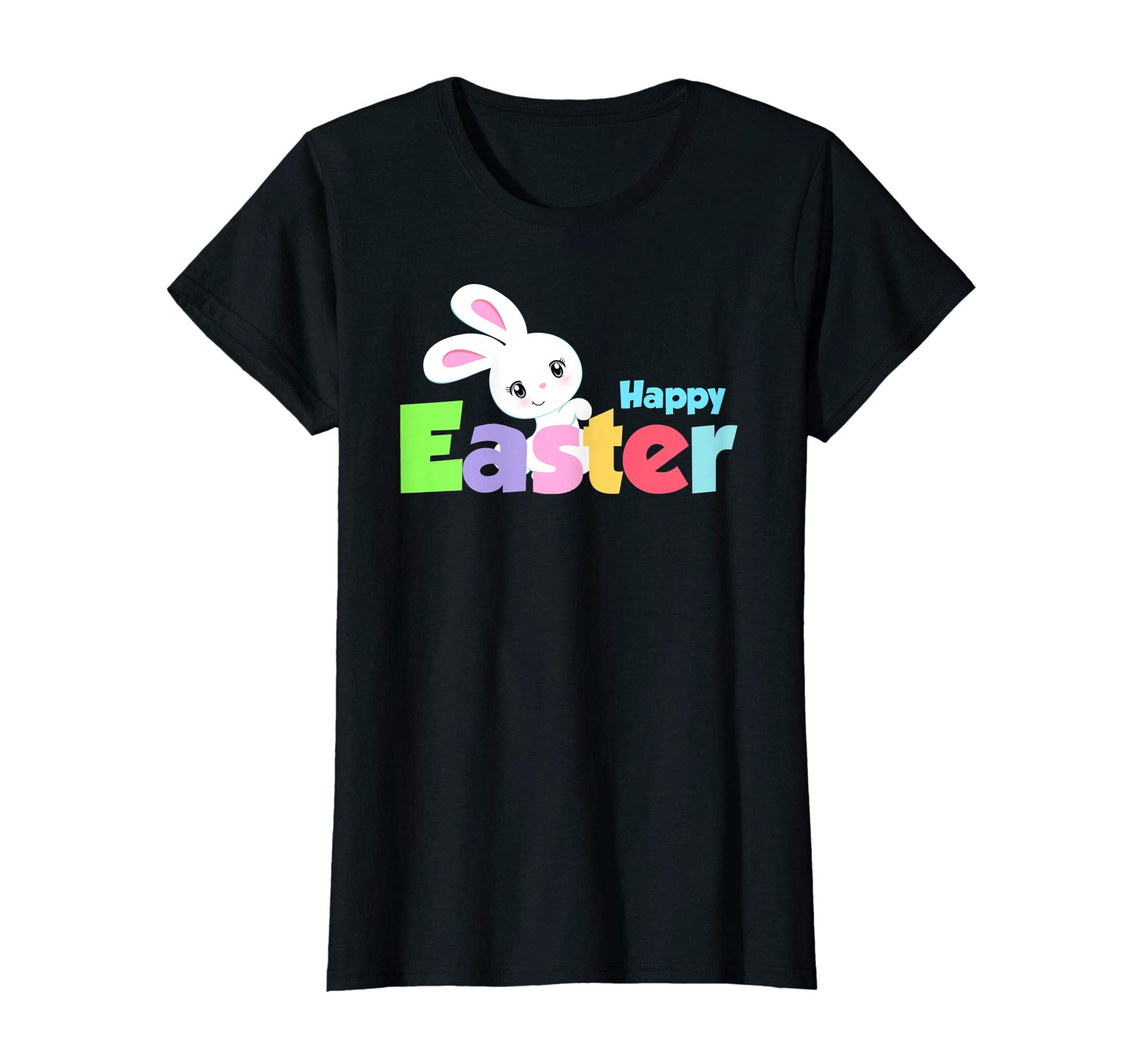 HAPPY EASTER Bunny T-Shirt Girls Kids Toddlers Love Bunnies