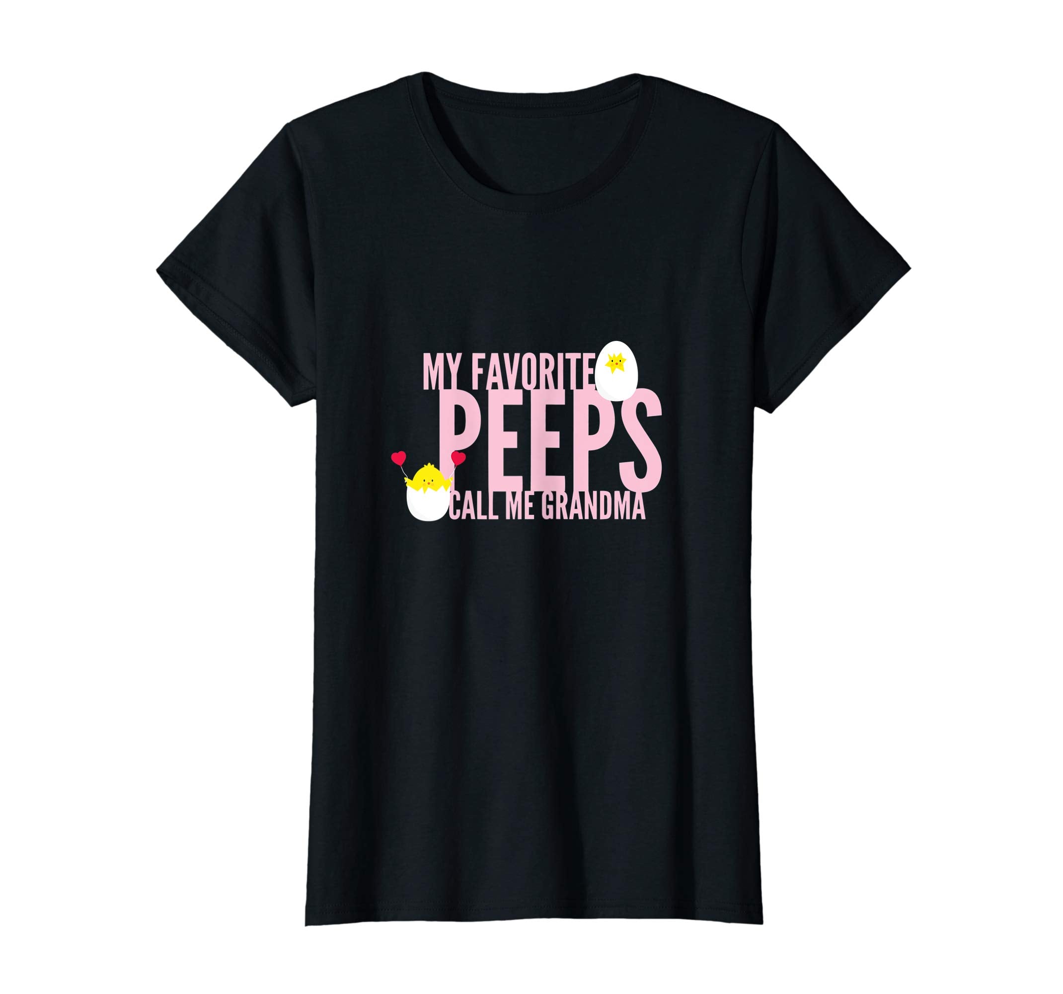 My Favorite Peeps Call Me Grandma Grandkids Easter T-Shirt