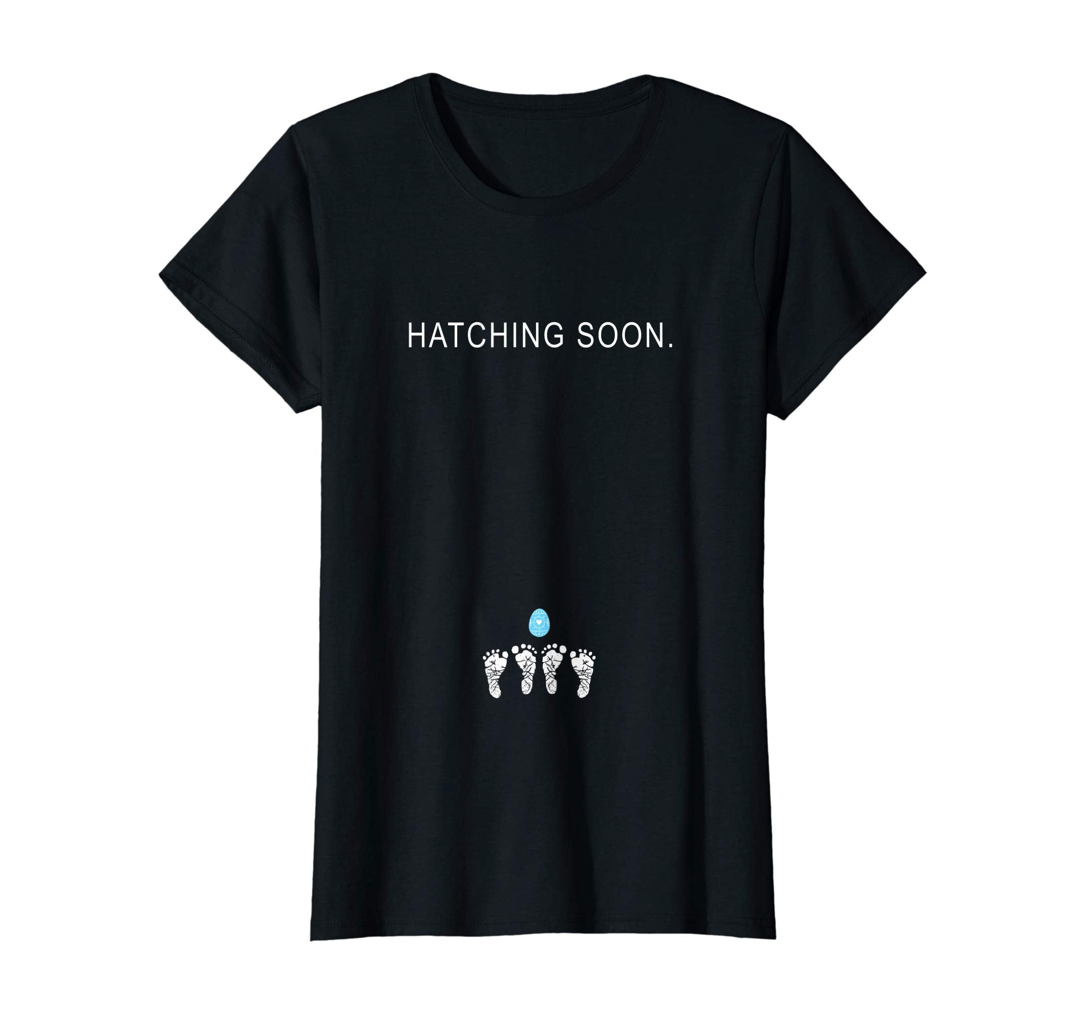 Expecting Mom Hatching Soon Easter Egg Twin Pregnancy Tshirt