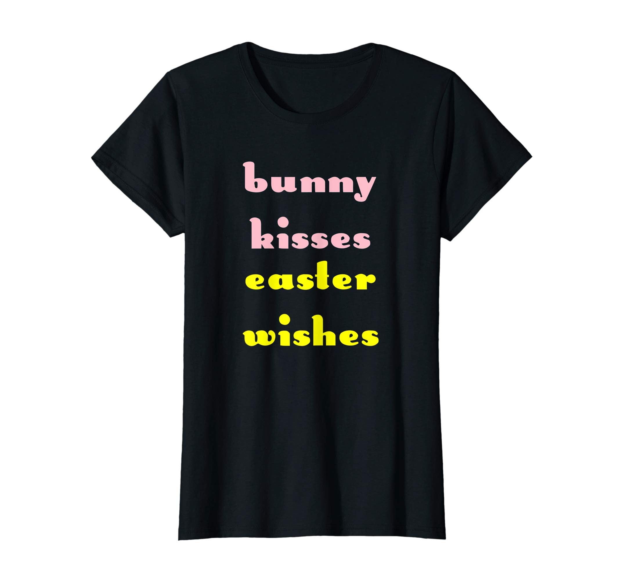 Bunny Kisses Easter Wishes T Shirt Easter Day Funny Gift
