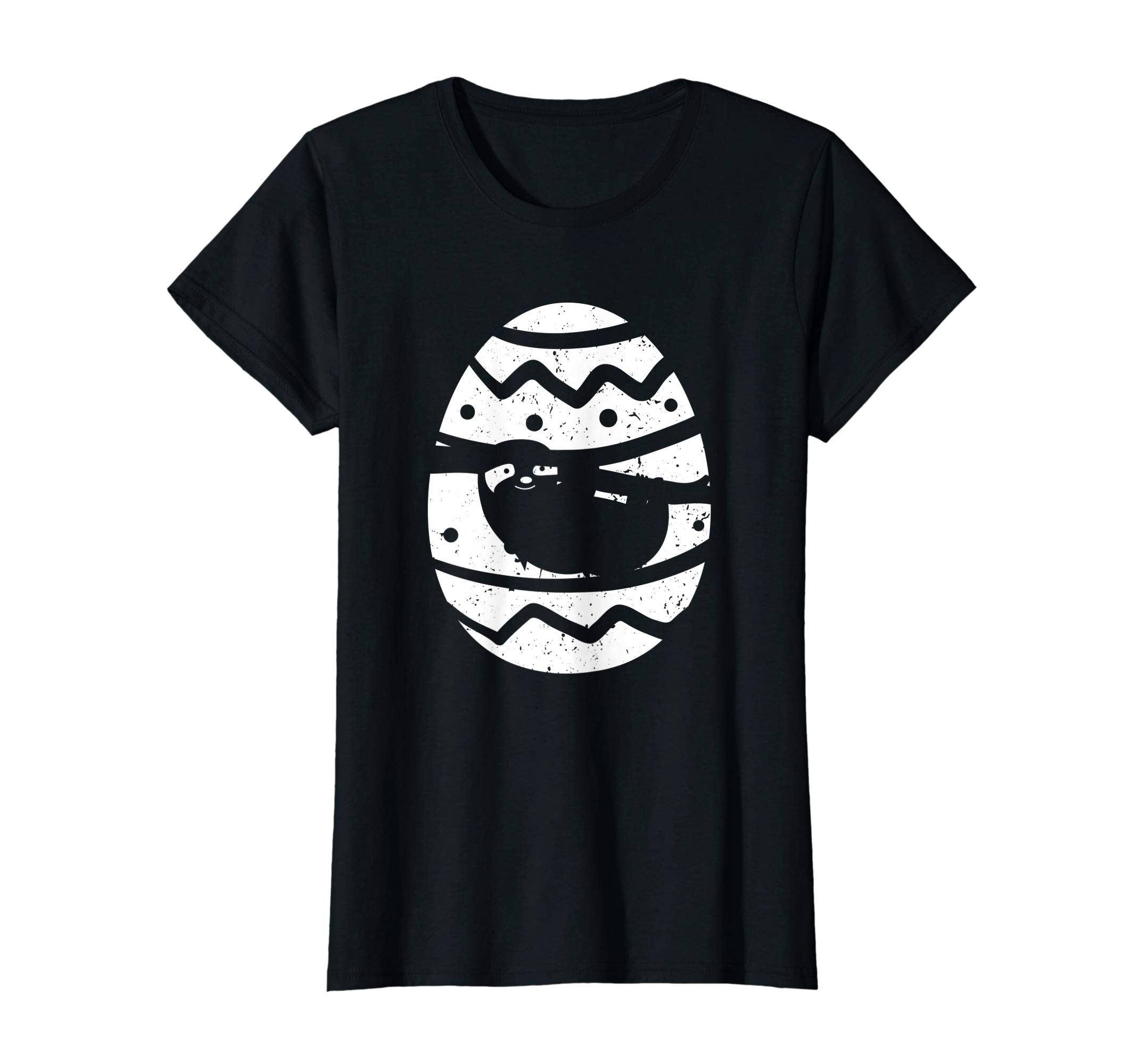 Vintage Sloth Easter Egg T-Shirt Sloth Easter Gift