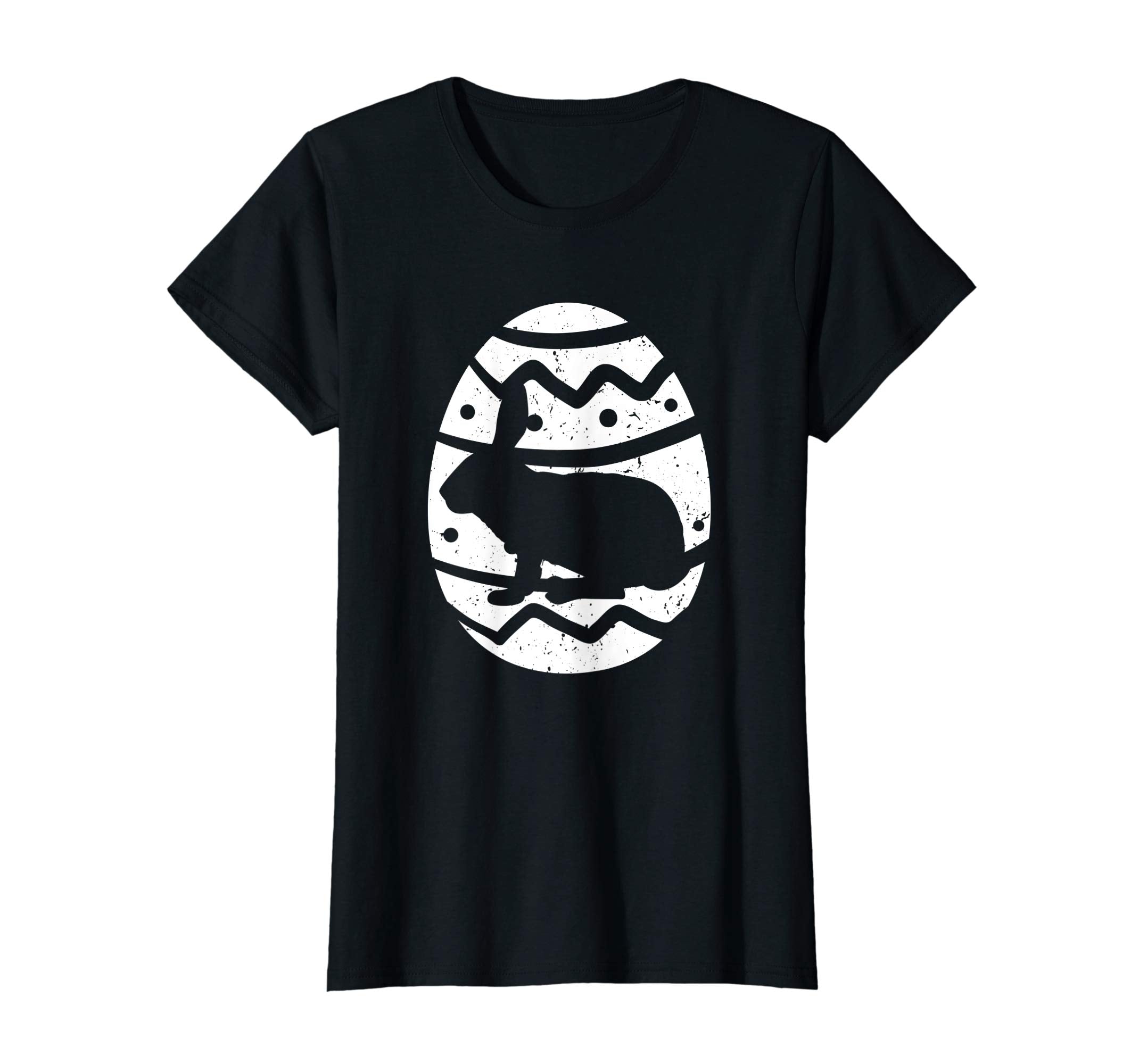 Vintage Rabbit Happy Easter Egg T-Shirt Easter Gift