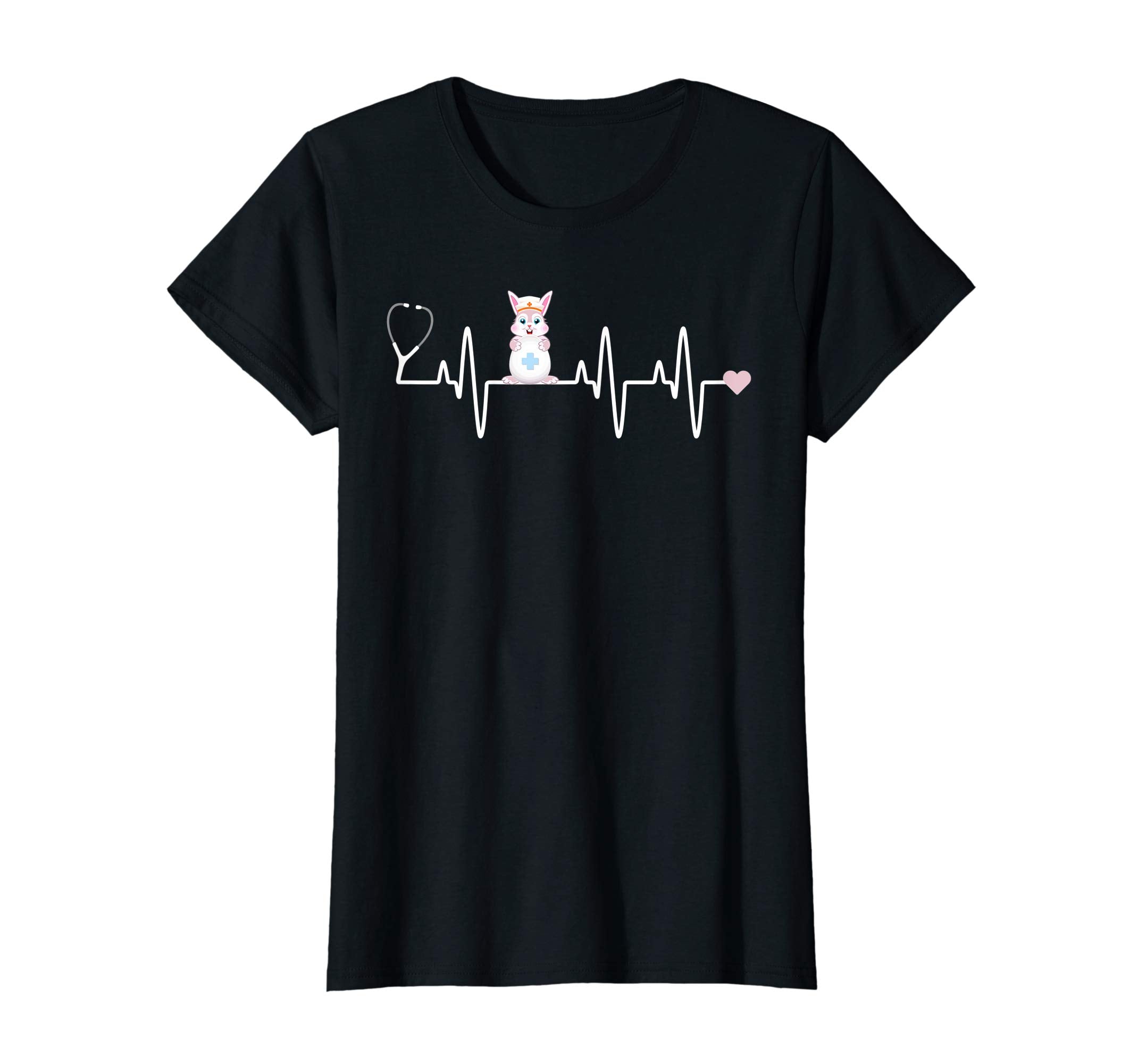Stethoscope Heartbeat Nurse Doctor Easter Shirt RN CNA Gift