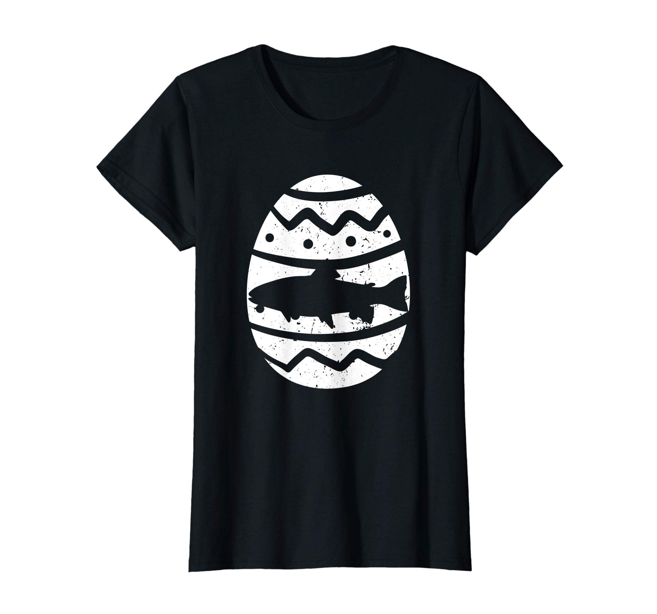 Vintage Fish Happy Easter Egg T-Shirt Fish Easter Gift
