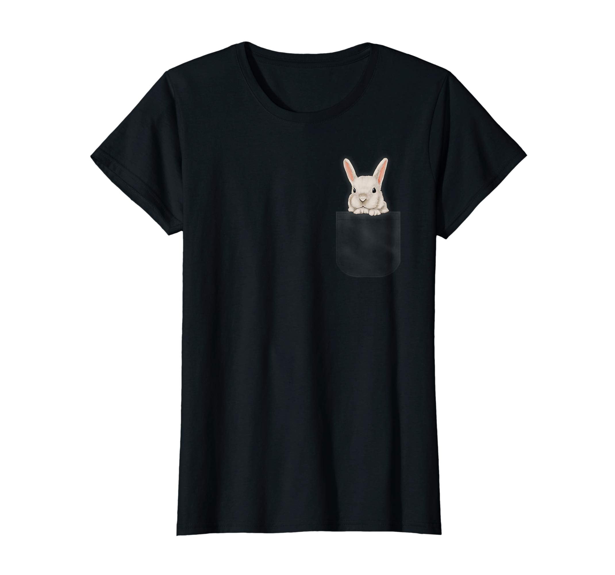Funny Cute Bunny In Your Pocket Animal Easter Rabbit T-Shirt