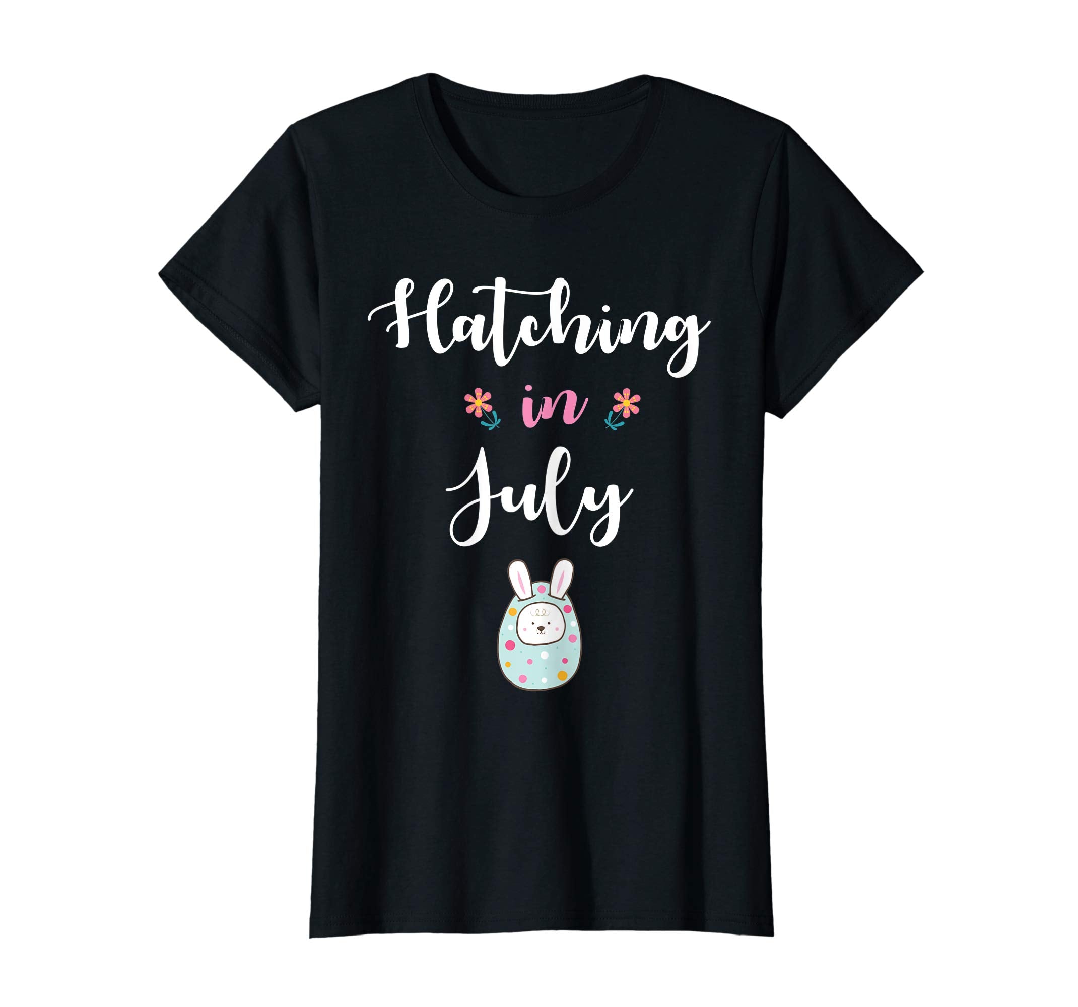 Pregnancy Kid Bunny In Easter Egg Hatching In July Shirt