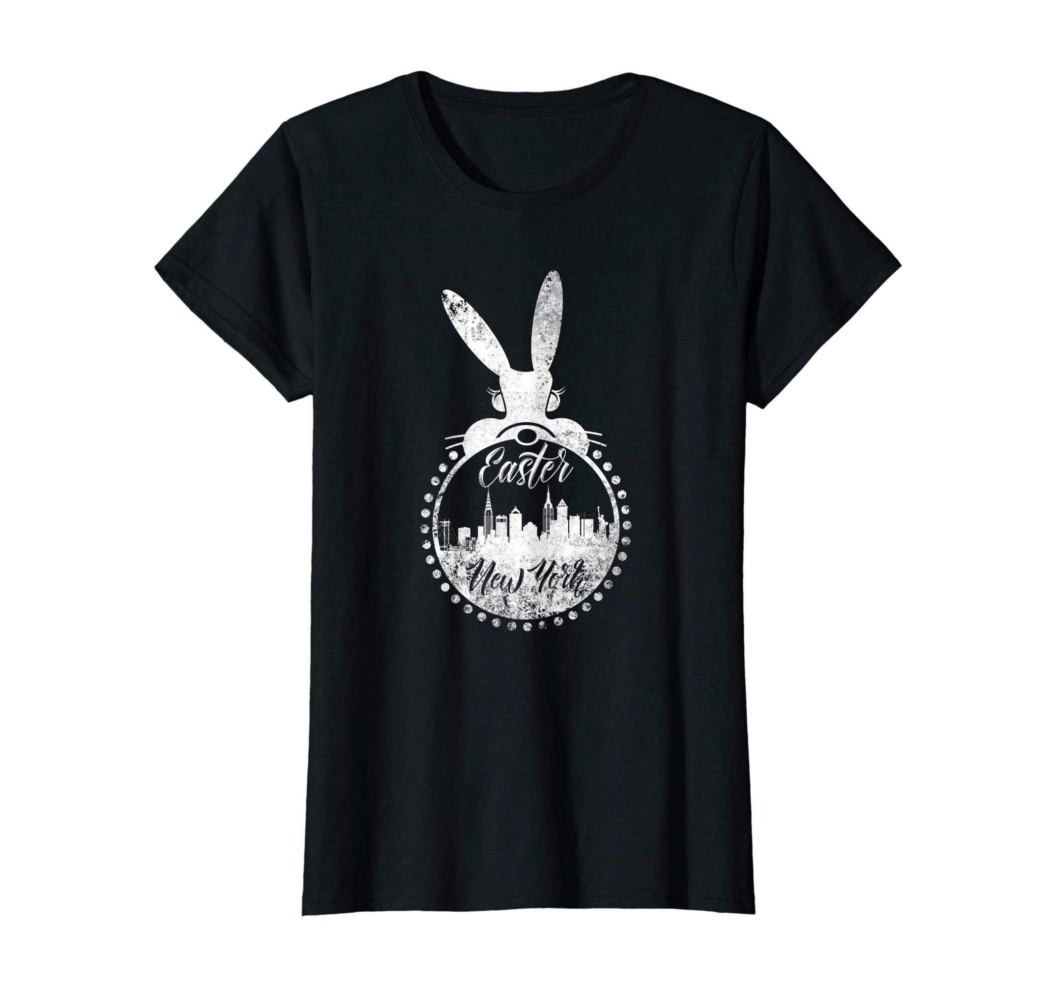 New York Skyline Happy Easter Rabbit T-shirt