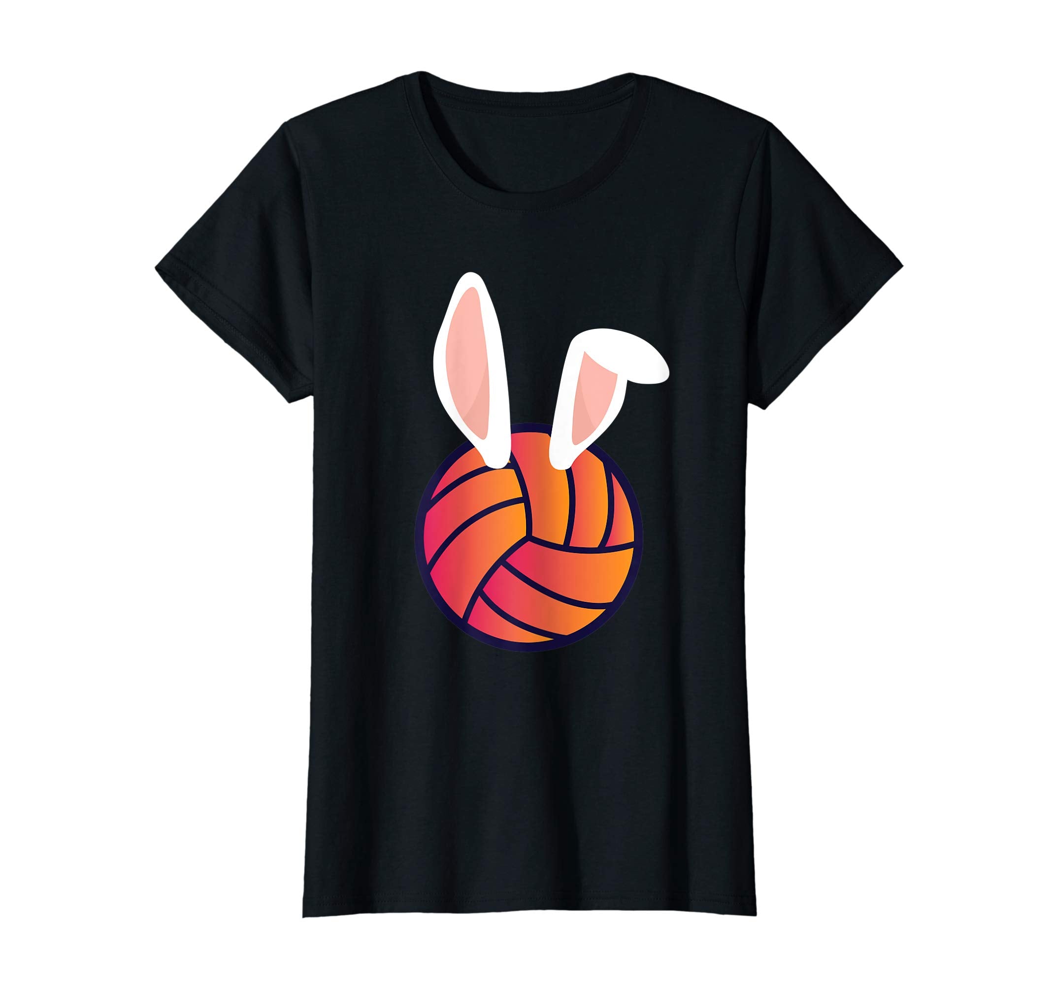 Volleyball Easter Rabbit Bunny Men Women Kids T-Shirt