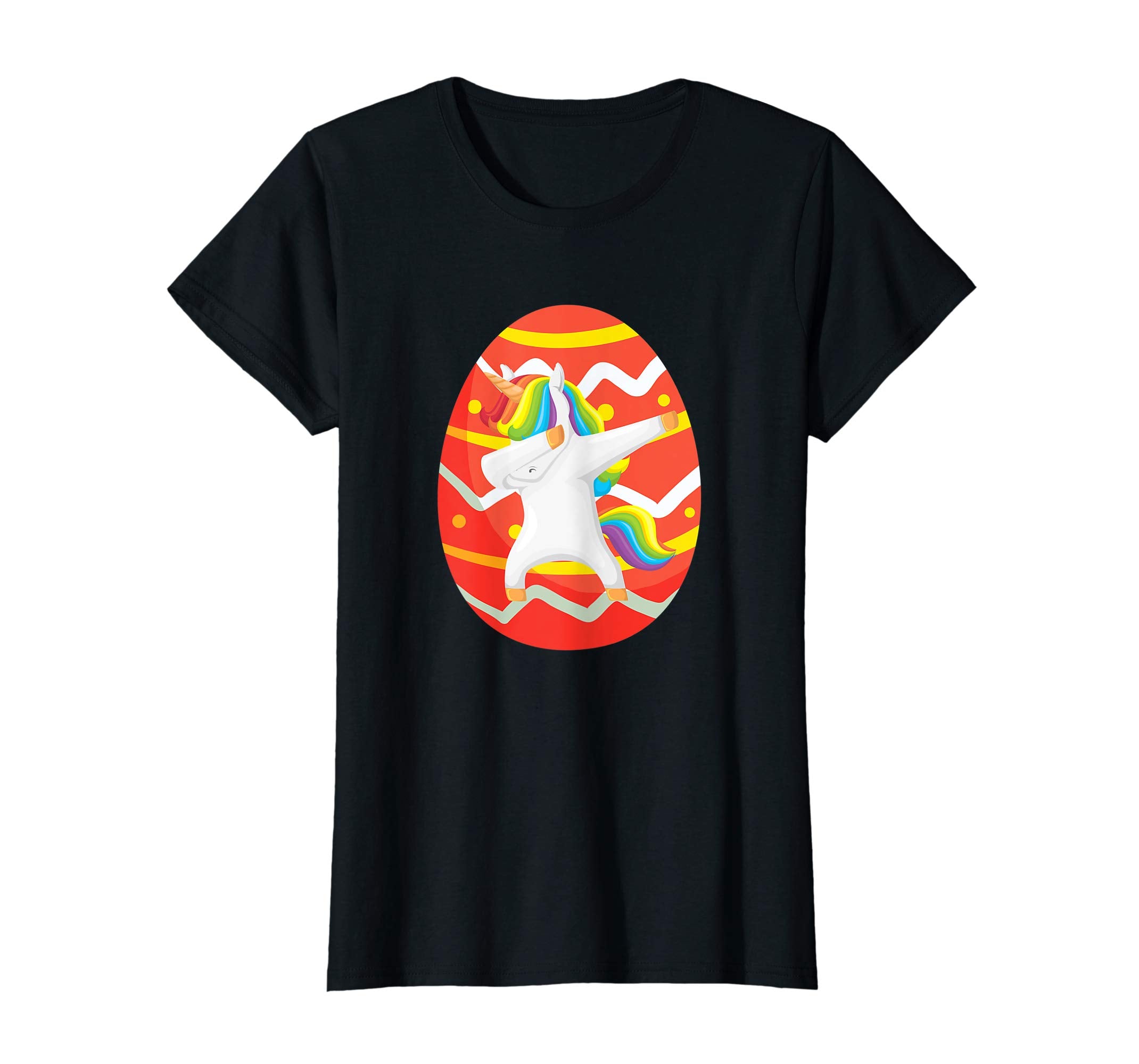 Unicorn Dab Happy Easter Bunny Egg Shirt for Kids Boys Girls